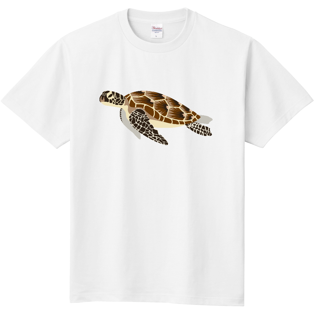 アオウミガメといっしょ 定番Ｔシャツ