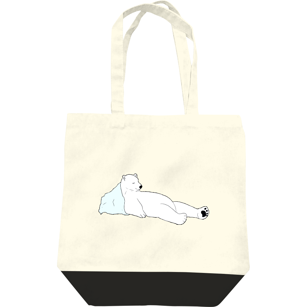 Polar bear(しろくま)レギュラーキャンバストートバッグ(M)の商品購入
