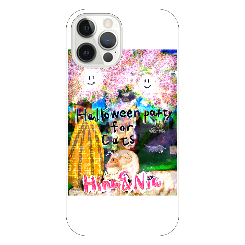 Halloween Party For Cats !! ORILAB.Version iPhone12 Pro (白/黒)