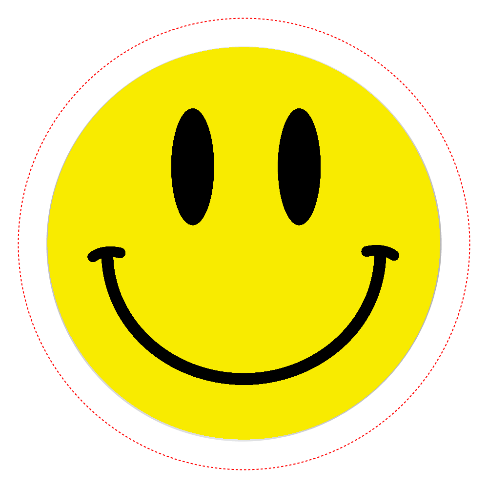 SMILEY FACE-スマイリーフェイス・ニコニコマーク- バッジ｜DRIPPED