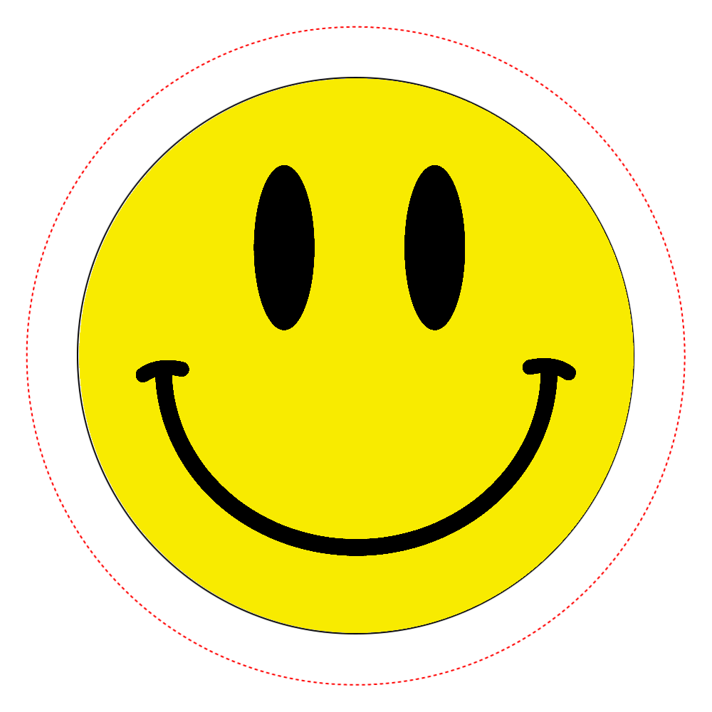 SMILEY FACE-スマイリーフェイス・ニコニコマーク-オリジナル缶バッジ