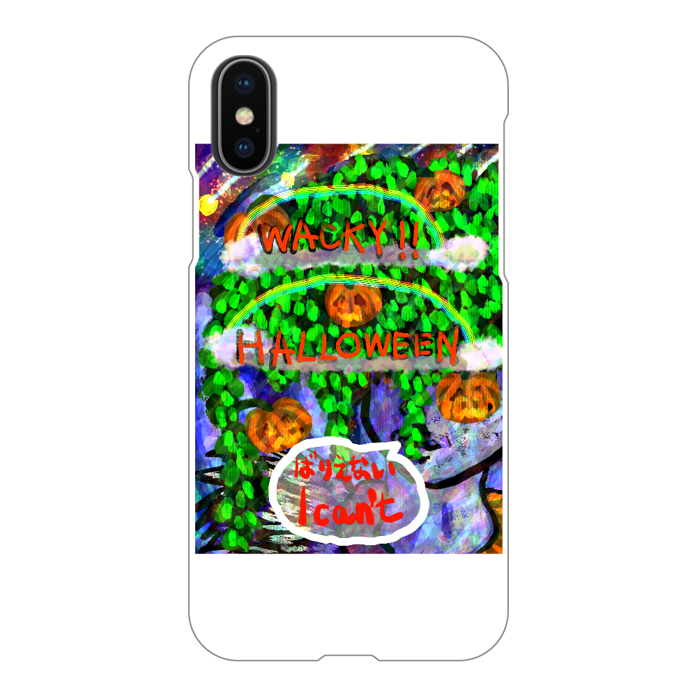 WACKY!! HALLOWEEN ORILAB.Version iPhoneX/Xs(白)