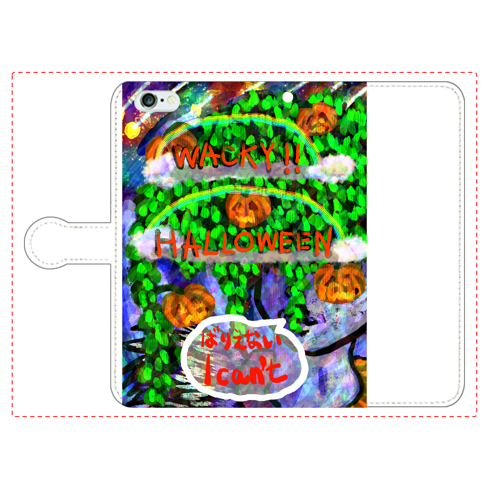 WACKY!! HALLOWEEN ORILAB.Version iPhone6Plus/6sPlus 手帳型スマホケース