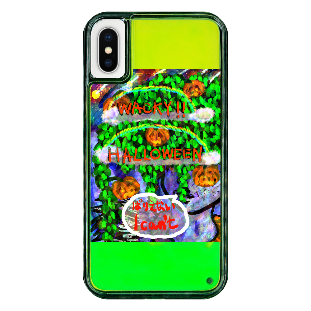 WACKY!! HALLOWEEN ORILAB.Version iPhoneX/XS ネオンサンドケース