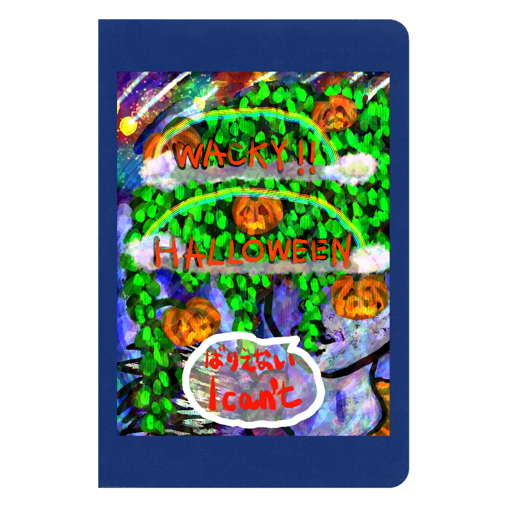 WACKY!! HALLOWEEN ORILAB.Version ハードカバーノート（罫線）