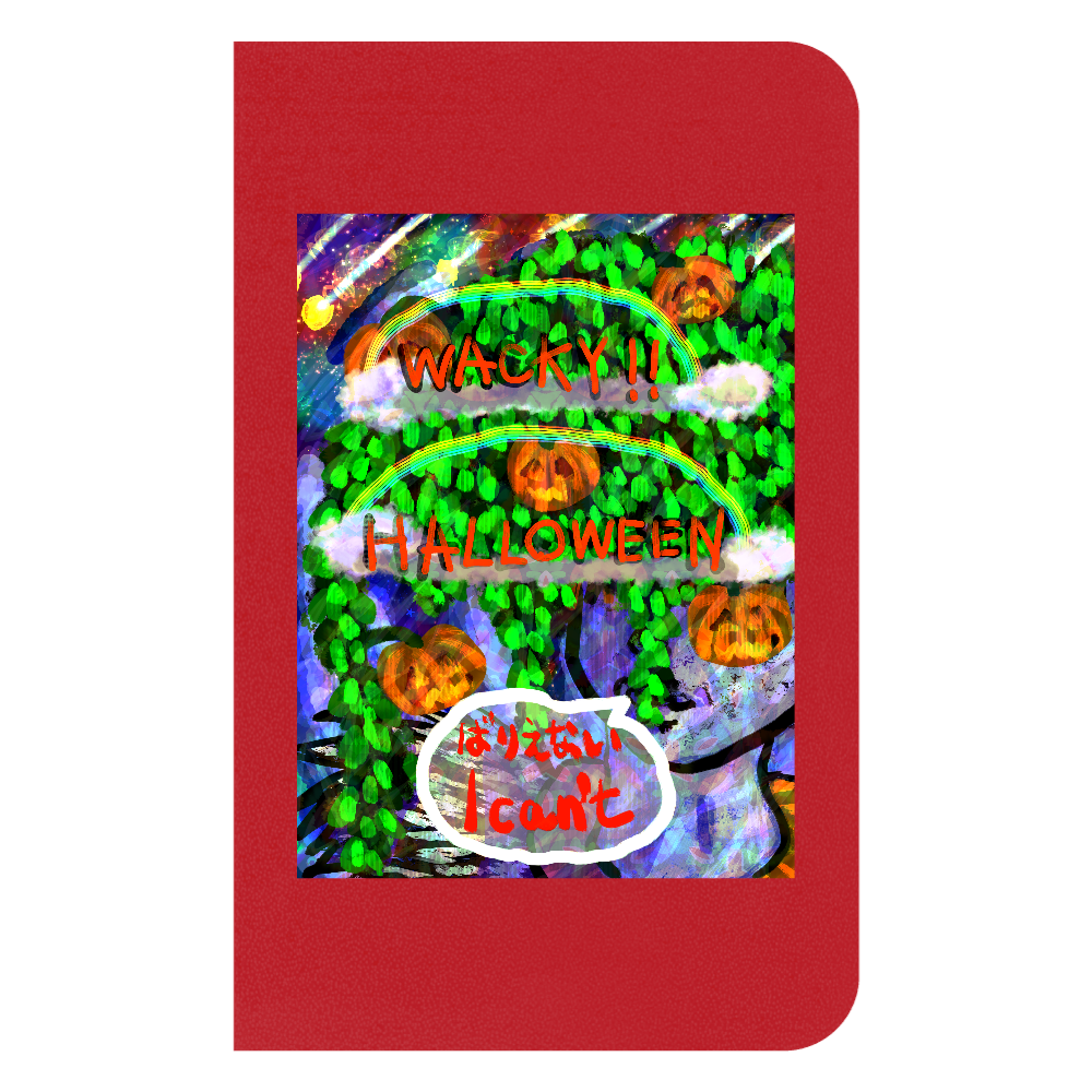 WACKY!! HALLOWEEN ORILAB.Version ハードカバーミニノート（罫線）