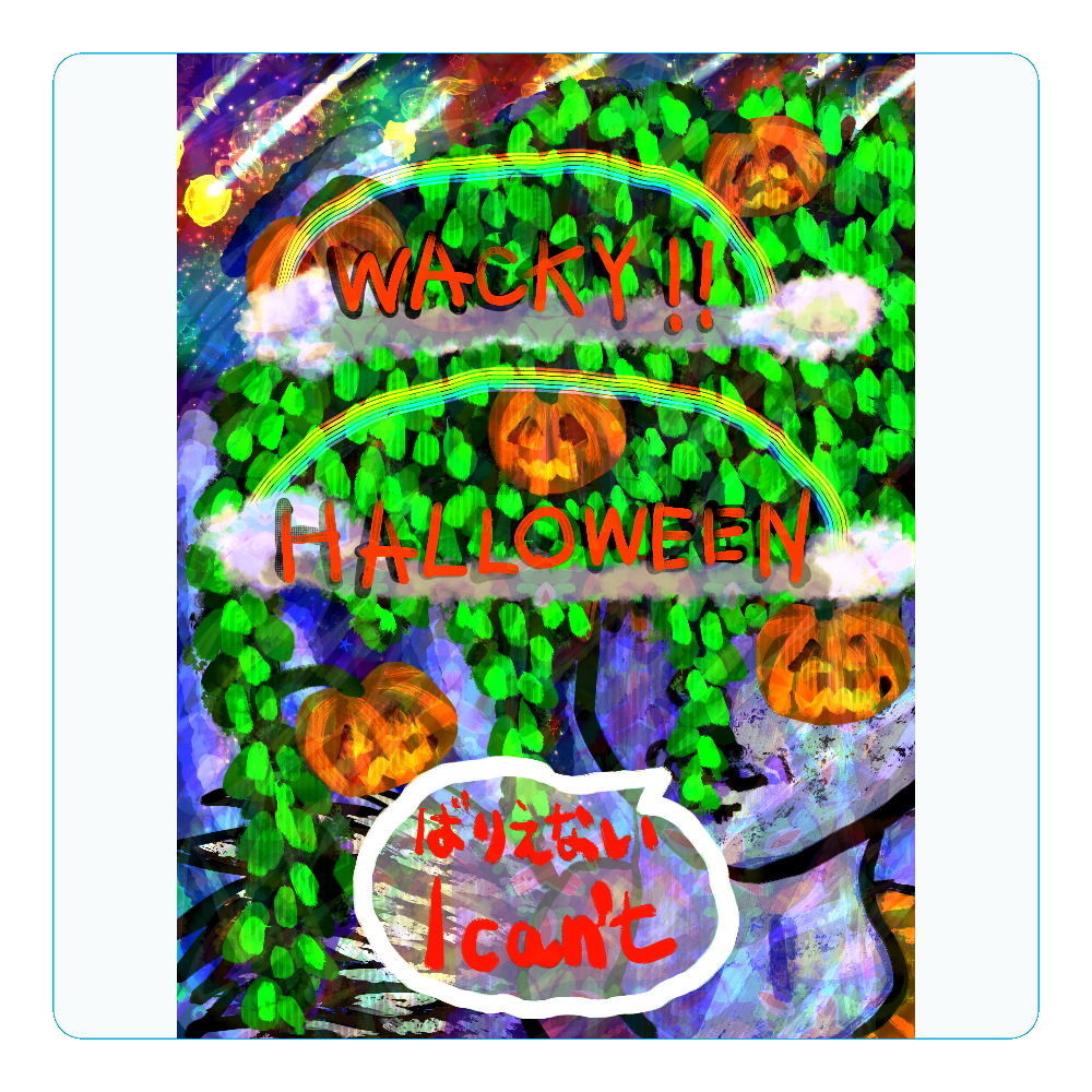 WACKY!! HALLOWEEN ORILAB.Version アクリルコースター（四角）