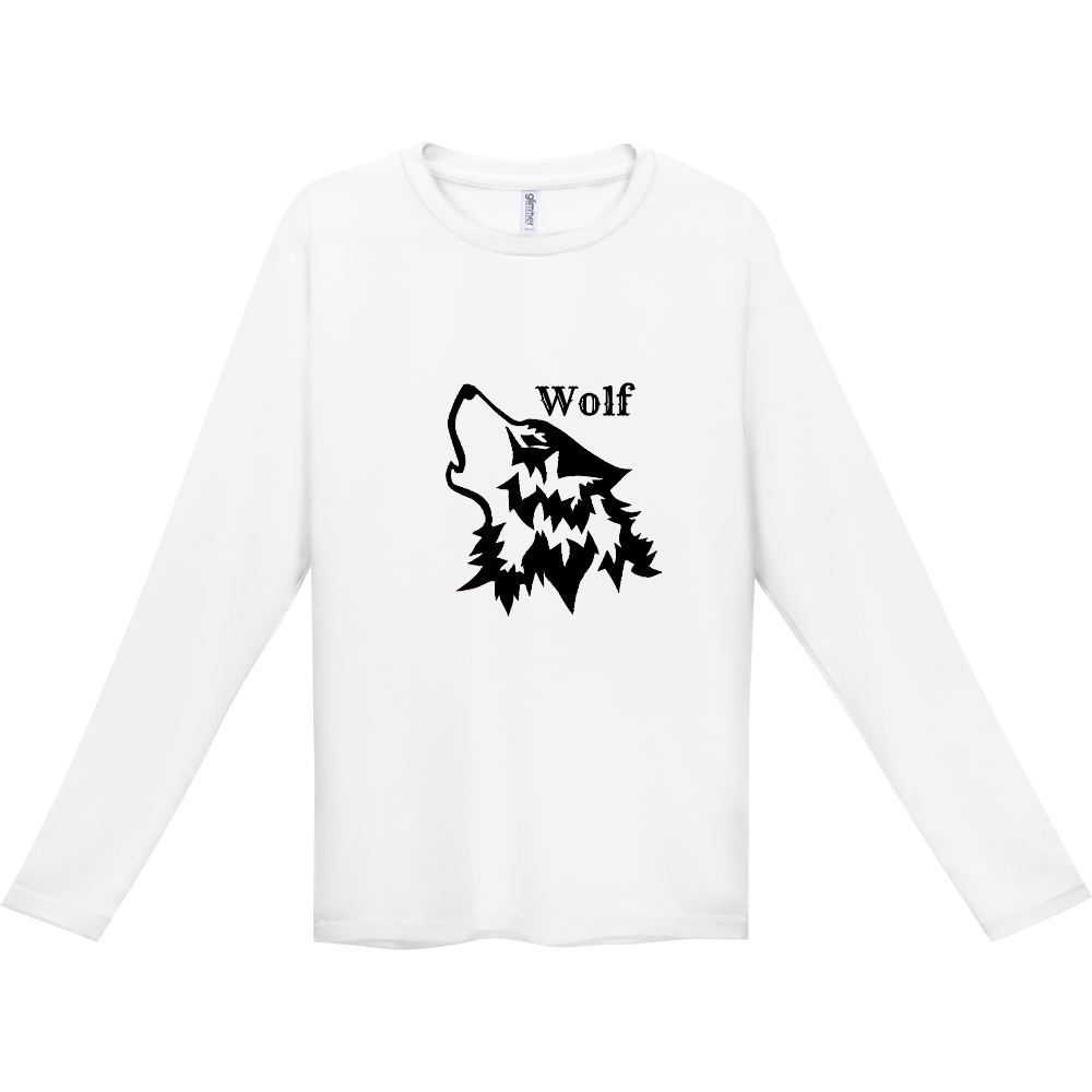 Wolf インターロック ドライ長袖Tシャツ