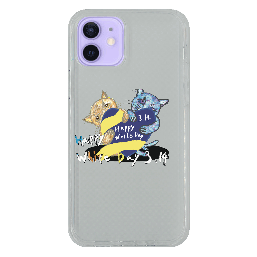 Happy White Day 3.14 〜あなたは誰にお返ししますか❓〜ORILAB.Version iPhone12/12Pro ソフトケース (TPU)