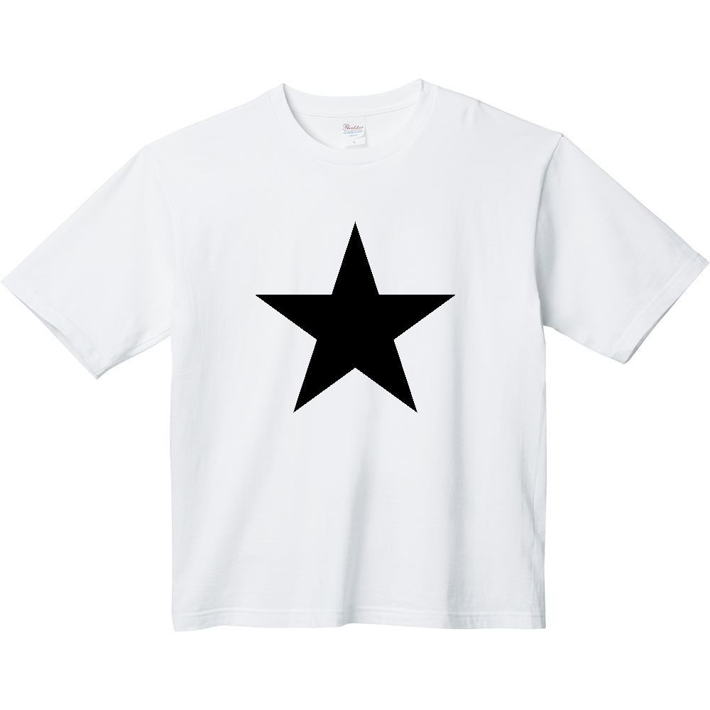 BLACK STAR-GTO STAR- ヘビーウェイト ビッグシルエットTシャツ