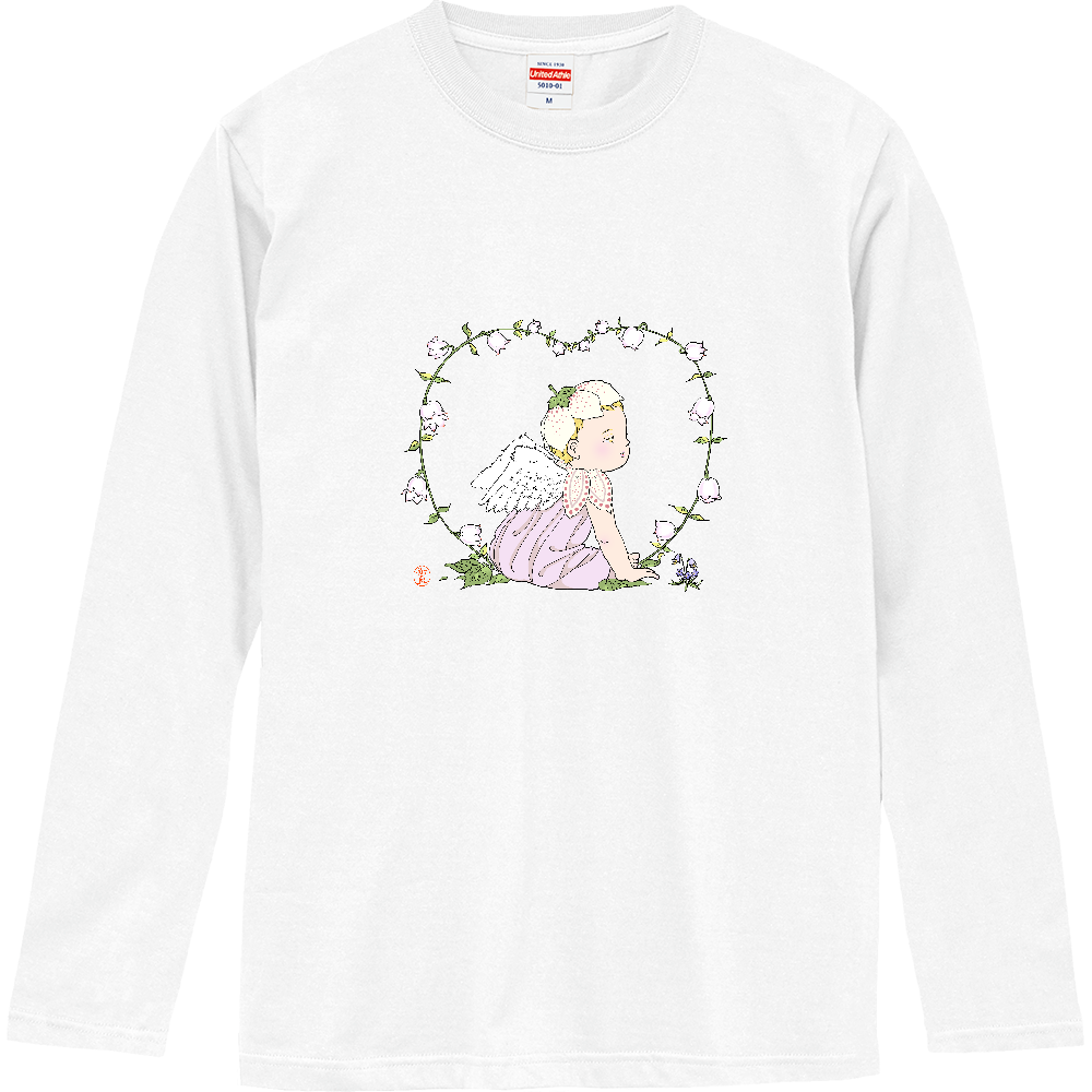 ハート天使 天使の服ピンク 背景なし の商品購入ページ オリジナルプリントグッズ販売のオリラボマーケット