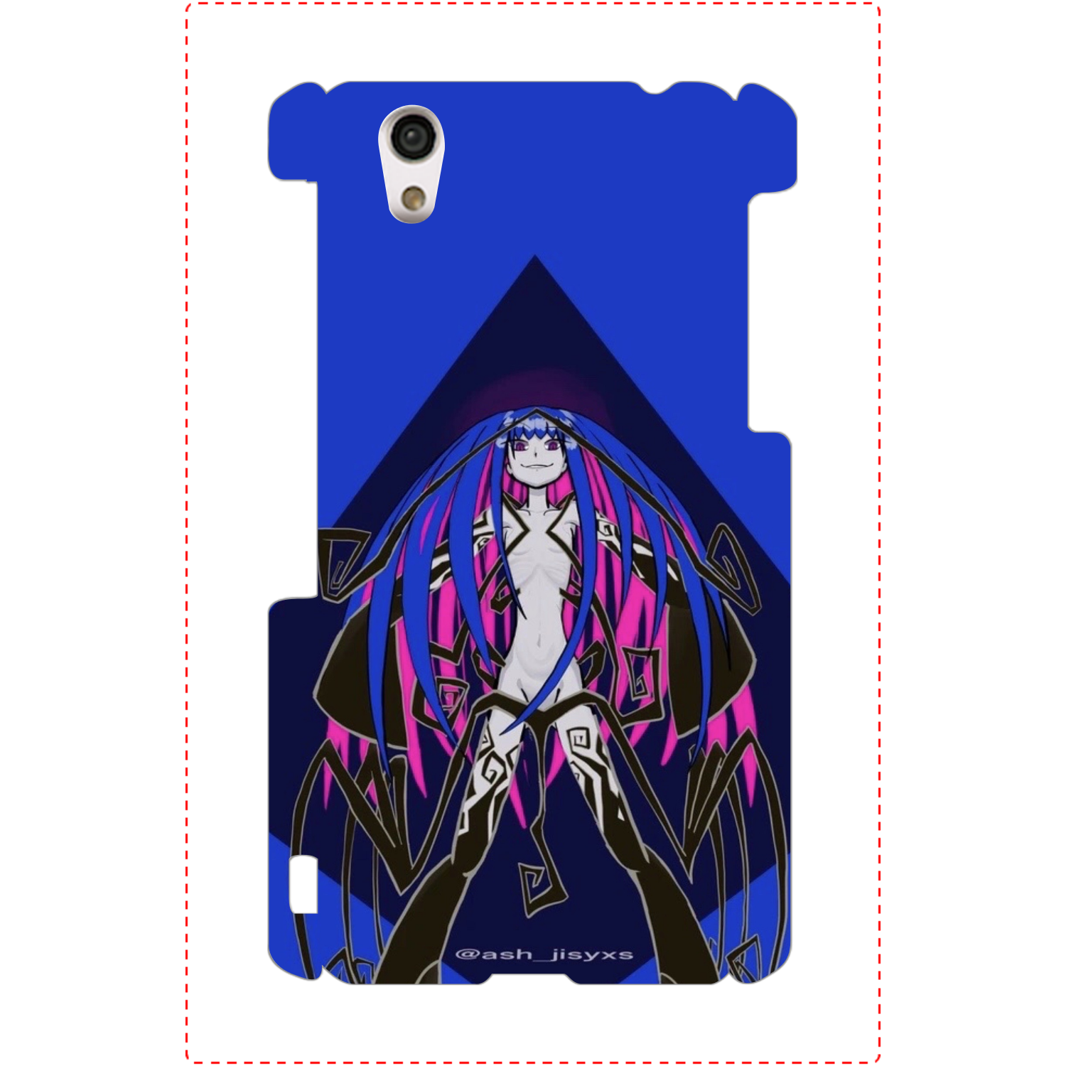 「ハートマーク/耽溺」スマホケース(Android) AQUOS EVER(SH-02J)