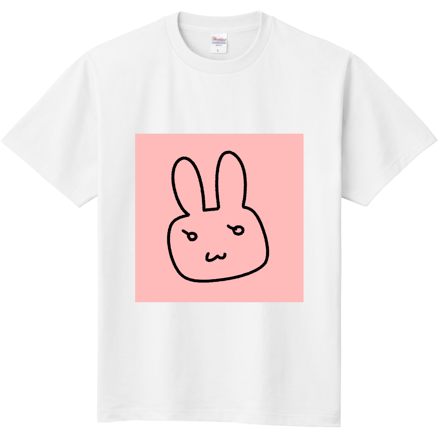 ゆるいうさぎ Tシャツ｜未莱 - オリラボマーケット