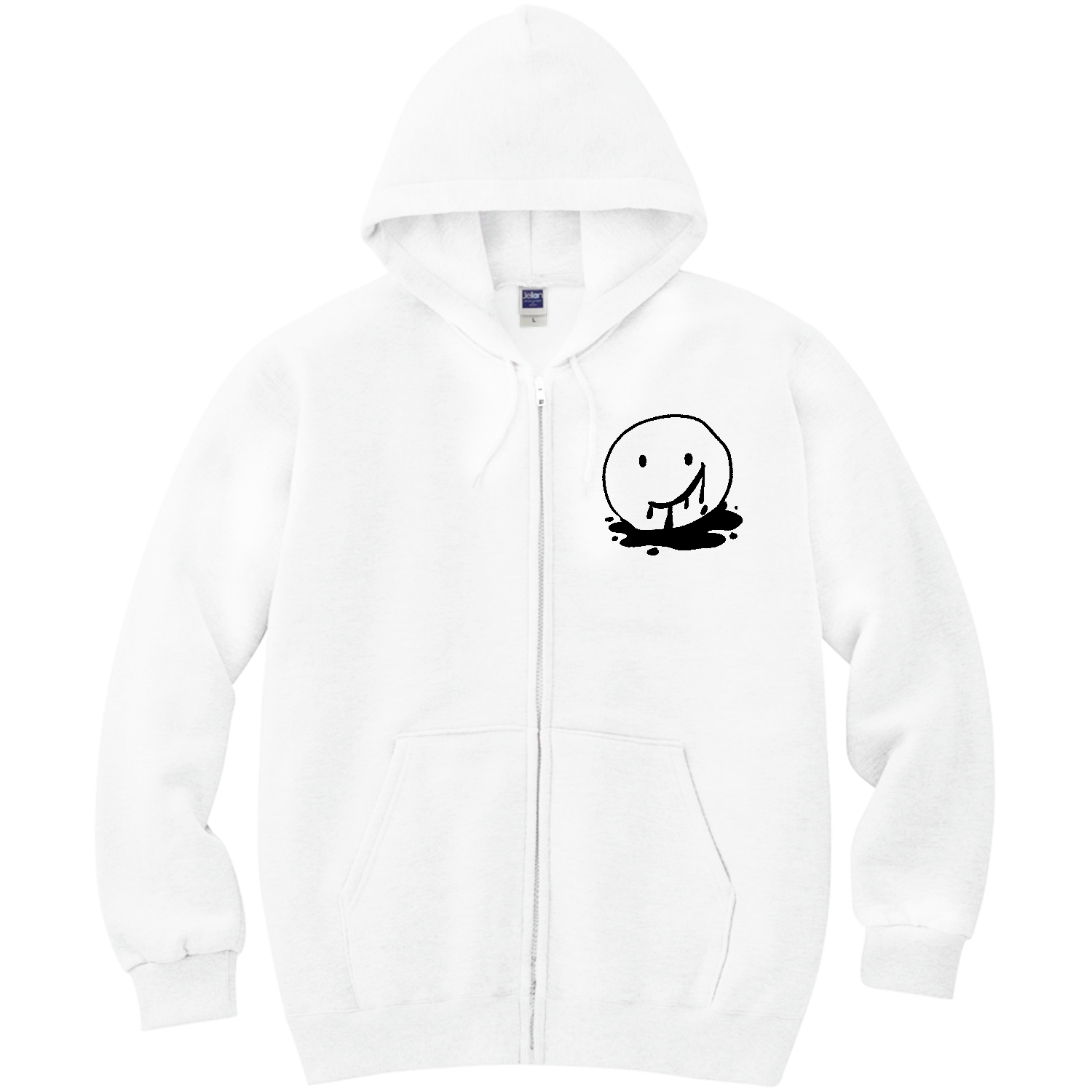 よだれニコちゃん軽量ジップアップパーカーの商品購入ページ