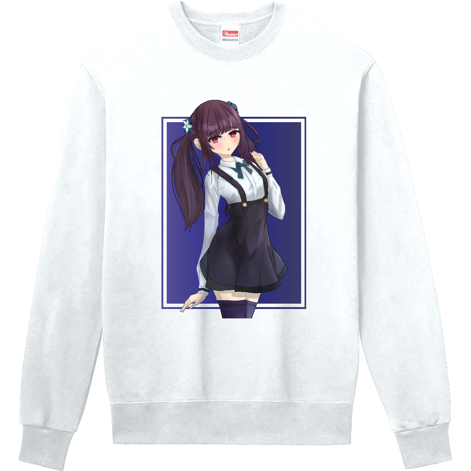 ツインテールの女の子 定番スウェット