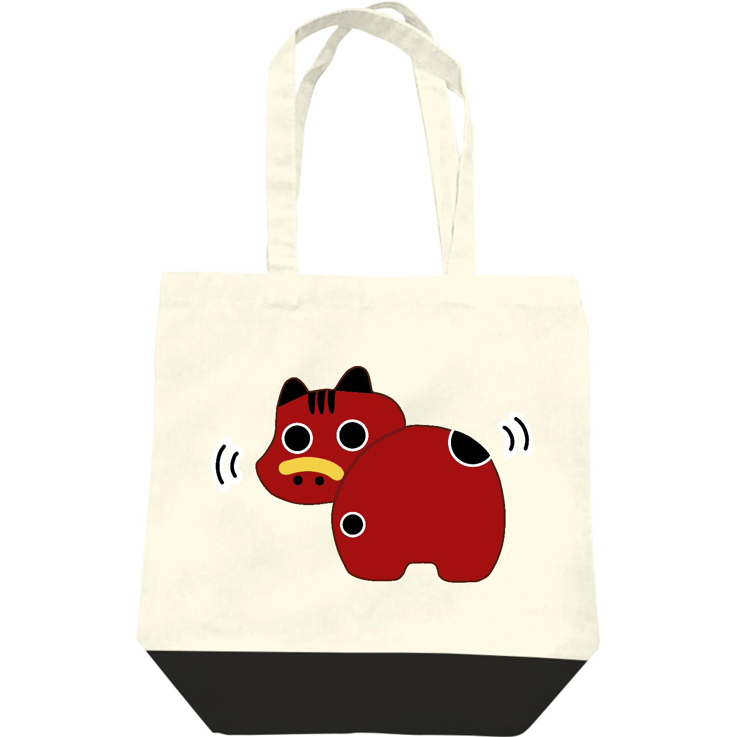 もふべこ〜ふりふりver〜レギュラーキャンバストートバッグ(M)の商品