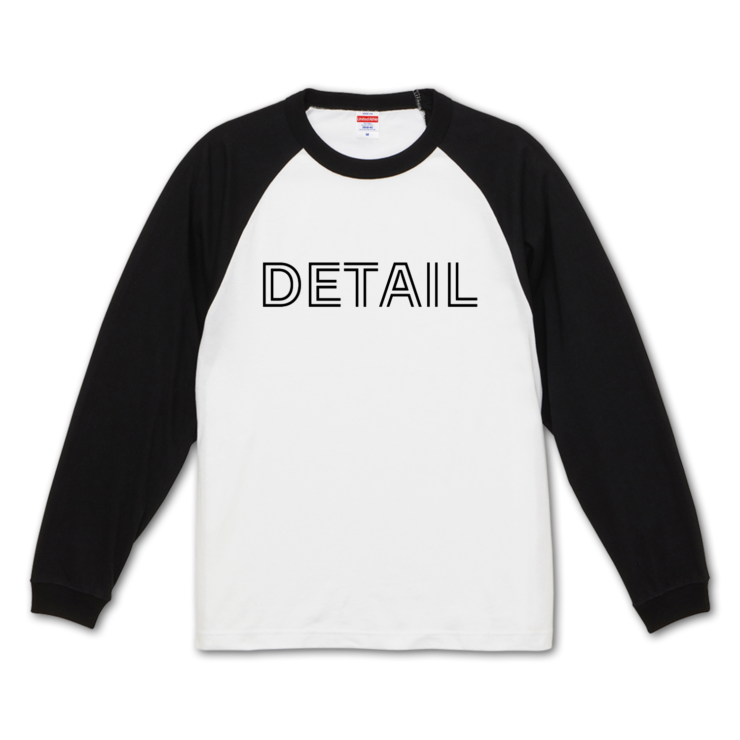 ☆シンプルロゴDesign/ラグランTシャツ/『DETAIL』 ラグランロングスリーブTシャツ（1.6インチリブ）