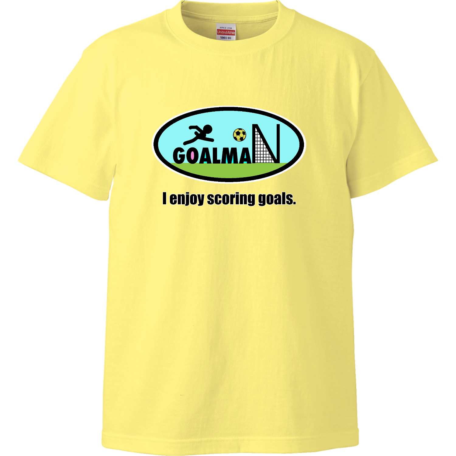 GOALMANロゴ ハイクオリティーTシャツ