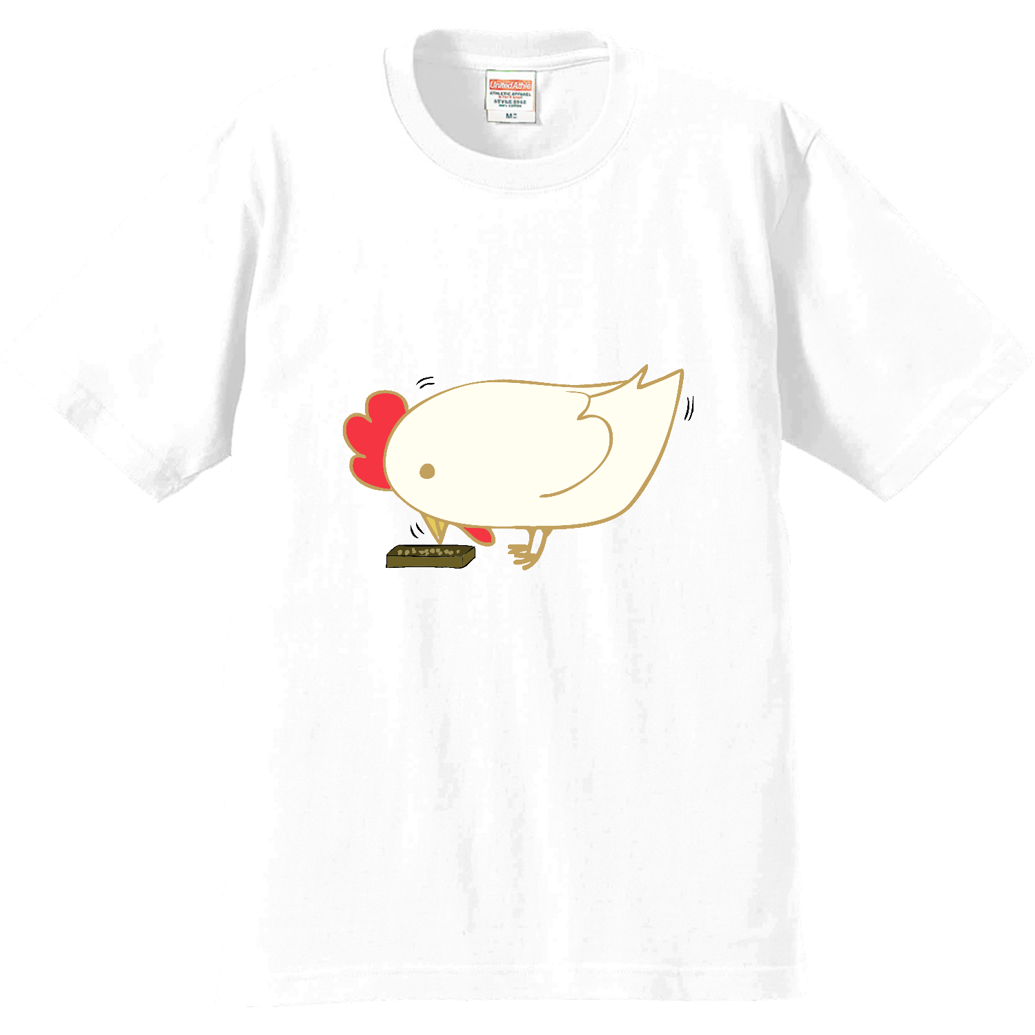 かわいいにわとりさん Tシャツ｜チコデザ - オリラボマーケット