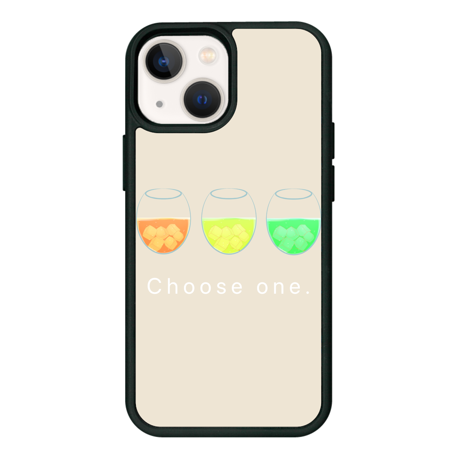 Your favorite drinks  iPhoneケース iPhone 13 mini プリントパネルラバーケース