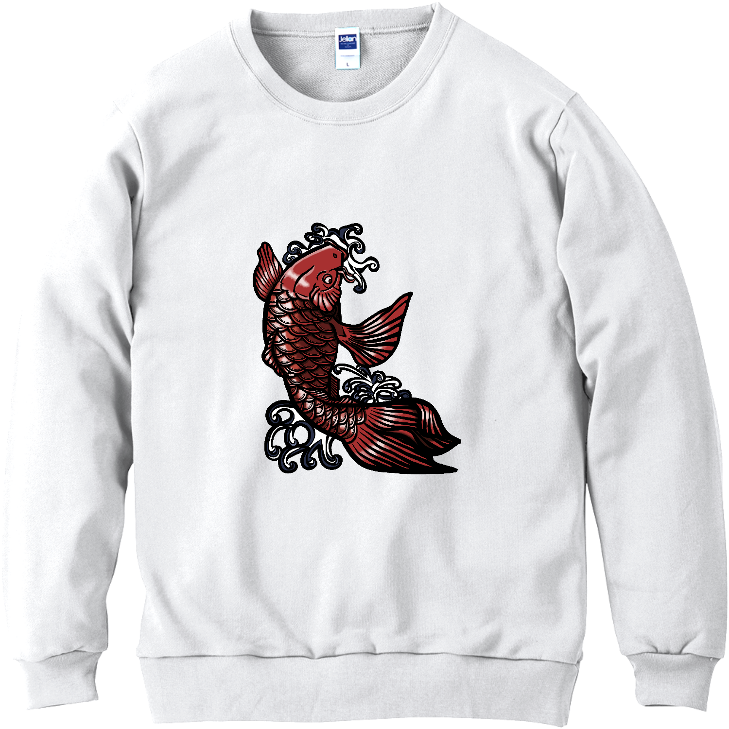 鯉の滝登り 軽量スウェット