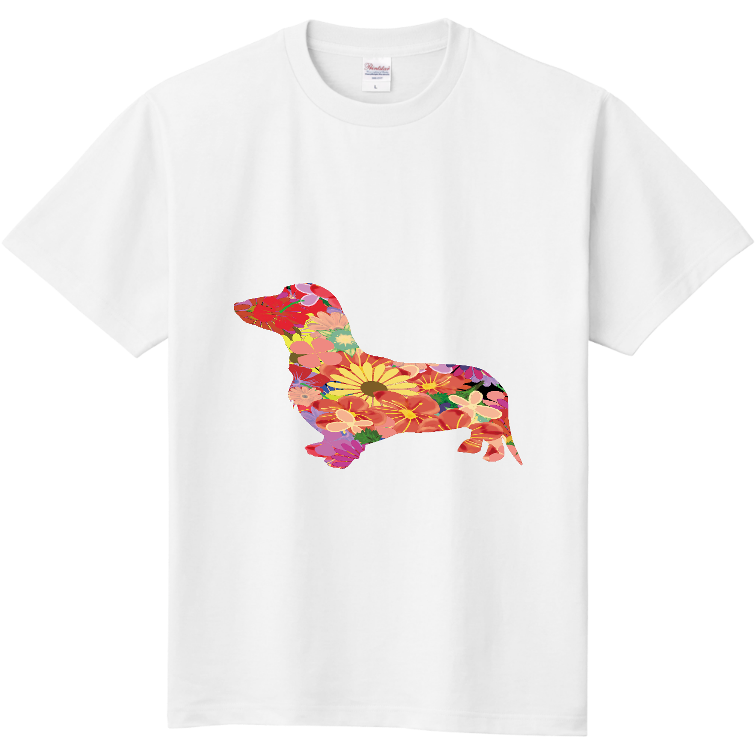 ボタニカルダックスフンド定番Tシャツの商品購入ページ｜クリエイター