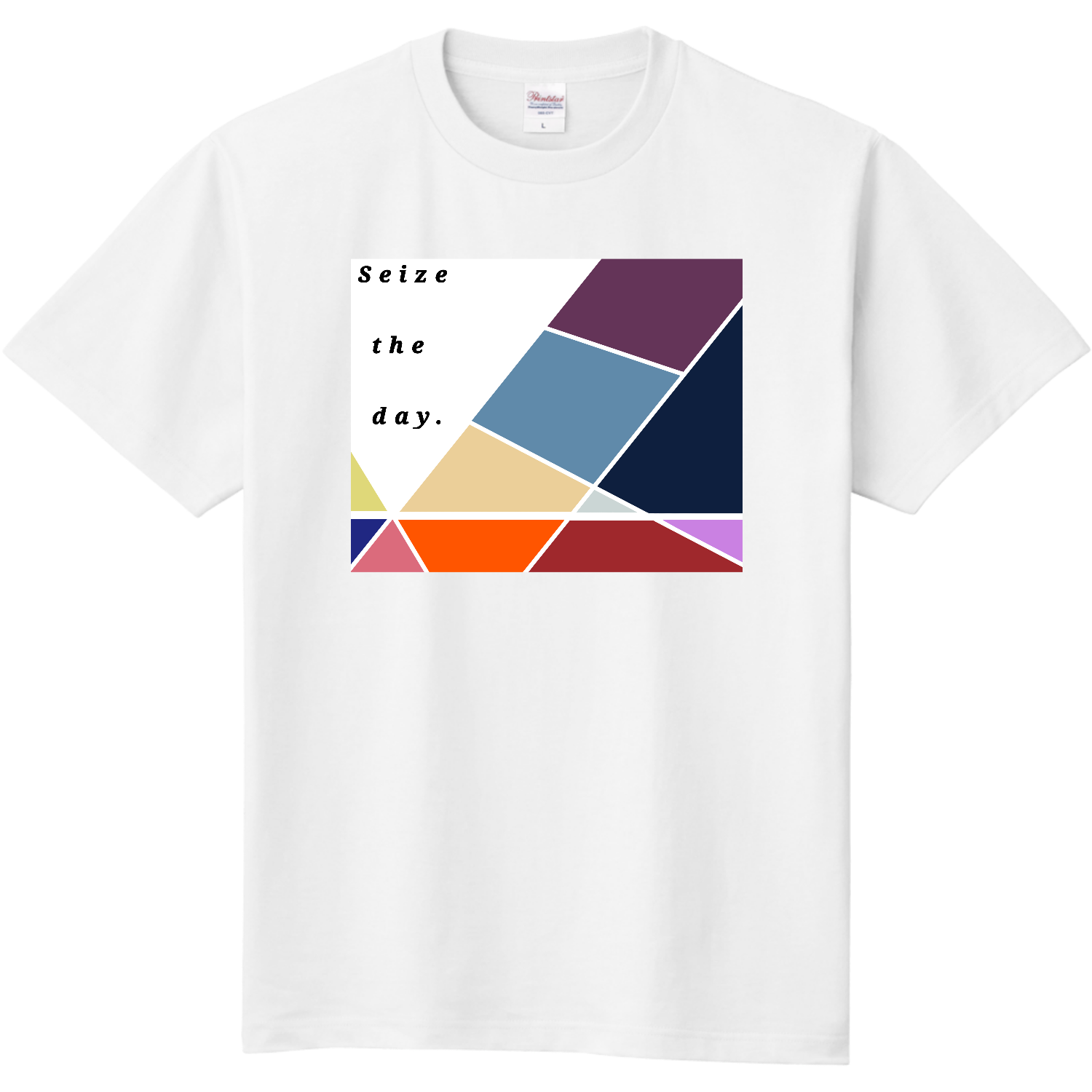 seize the day.(その日を掴め)定番Tシャツの商品購入ページ