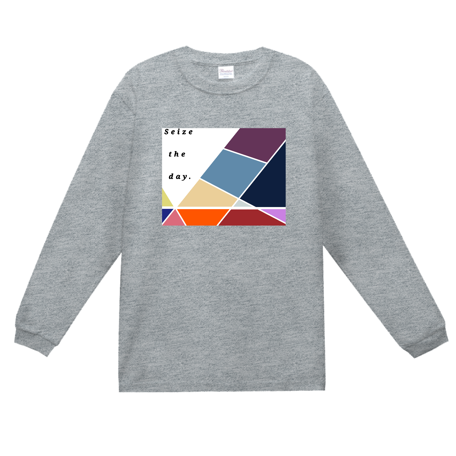 seize the day.(その日を掴め) スーパーヘビー長袖Ｔシャツ