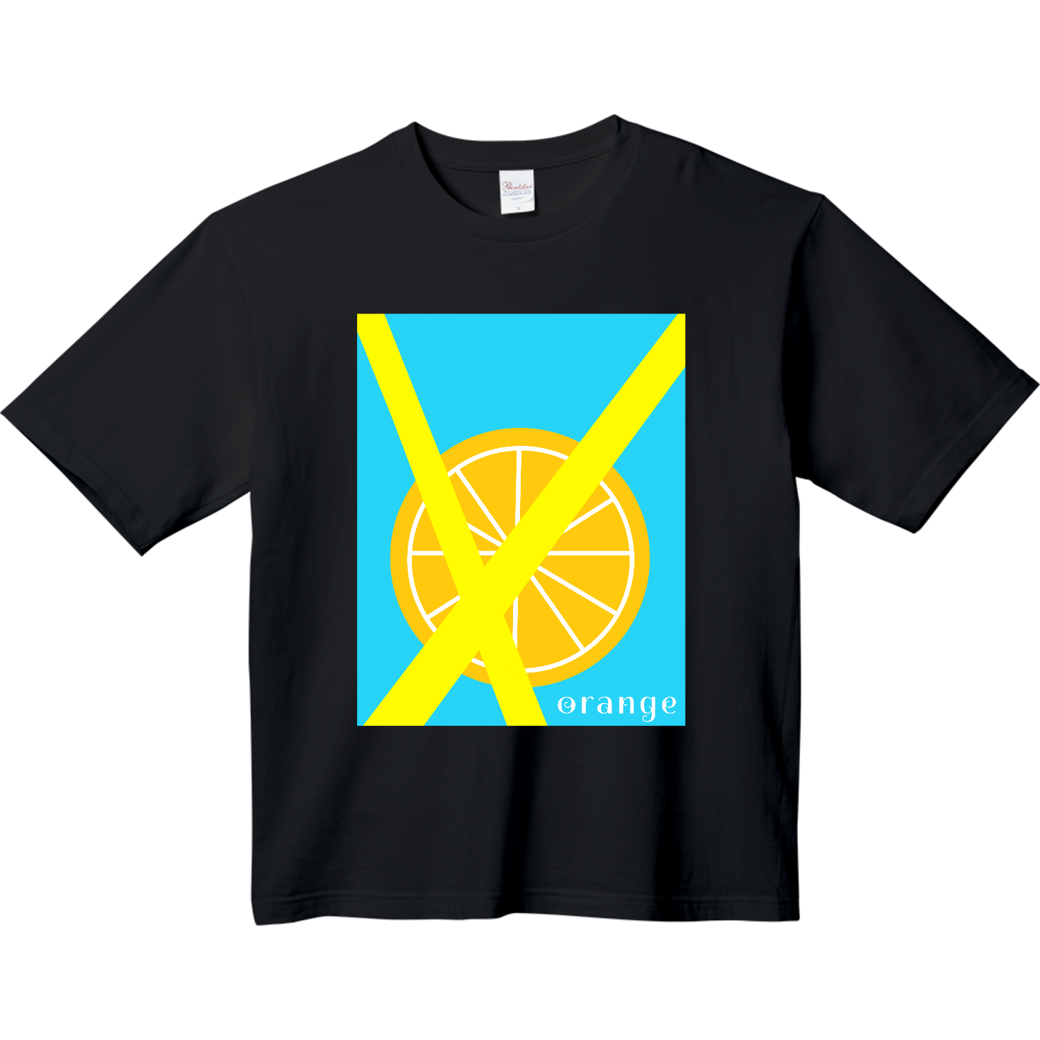 オレンジ ヘビーウェイト ビッグシルエットTシャツ