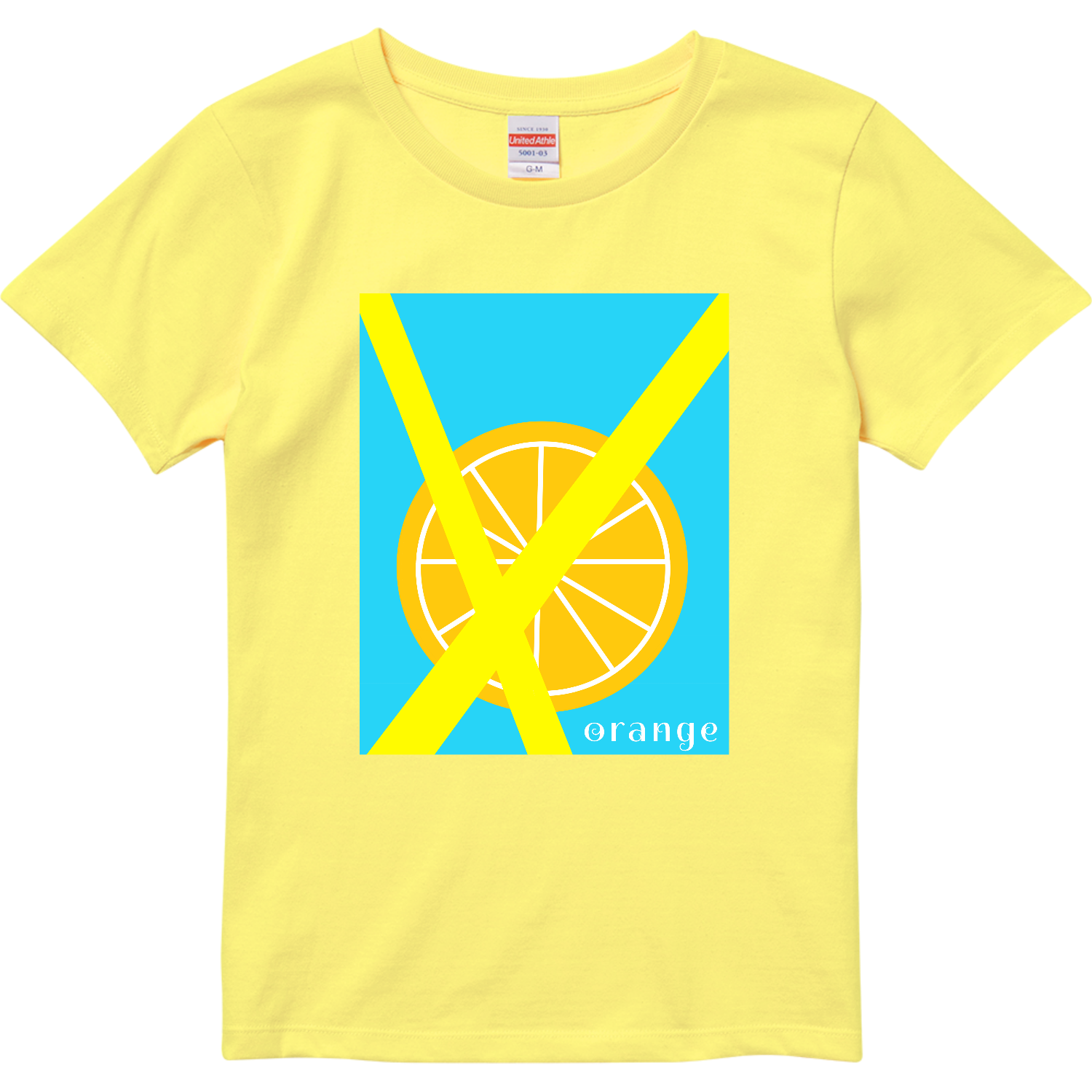 オレンジ ハイクオリティーTシャツ（ガールズ）