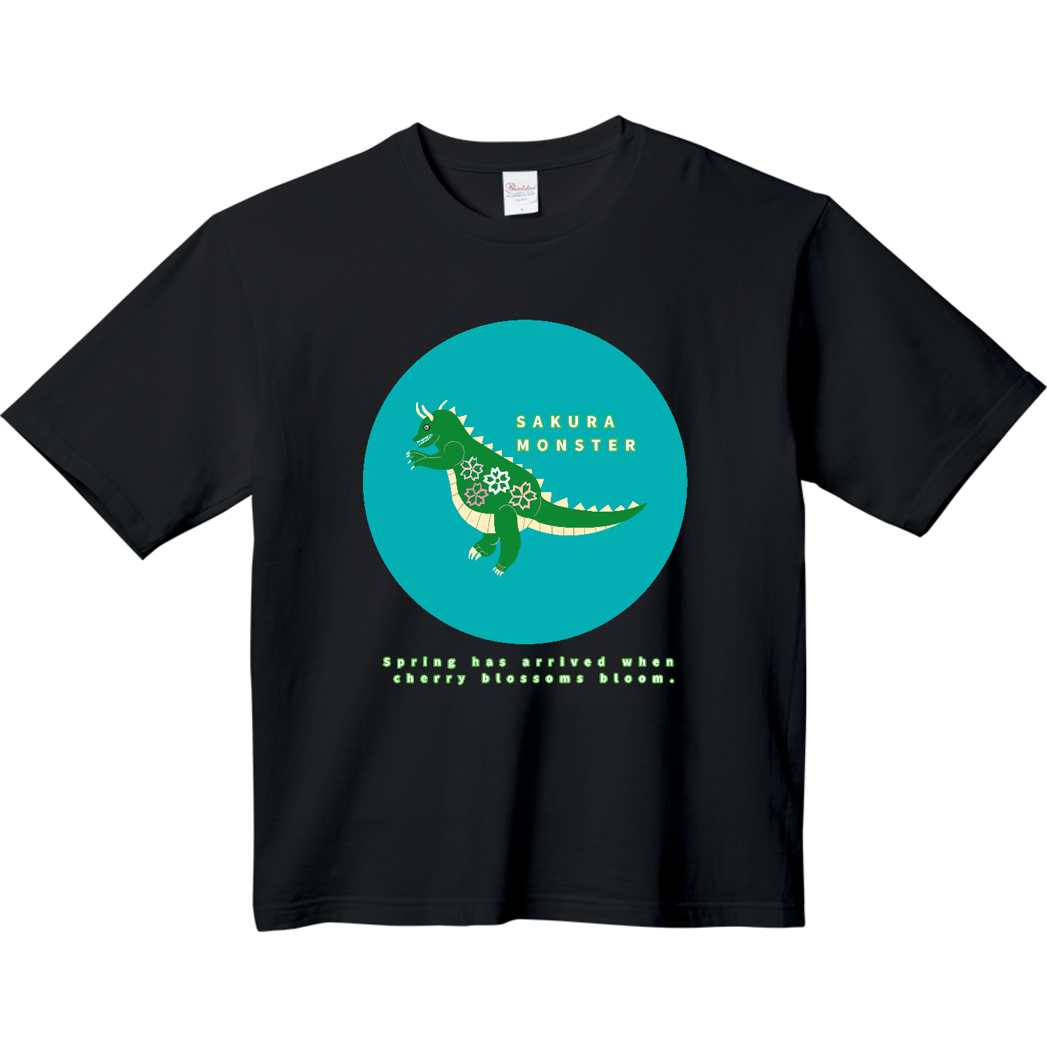 さくら怪獣 ヘビーウェイト ビッグシルエットTシャツ