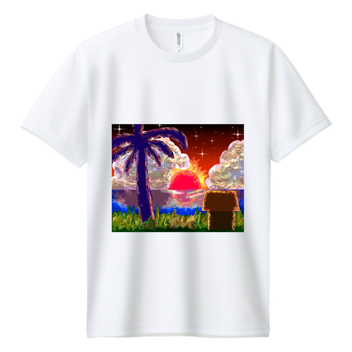 南国風のデザイン part:2 即日ドライTシャツ