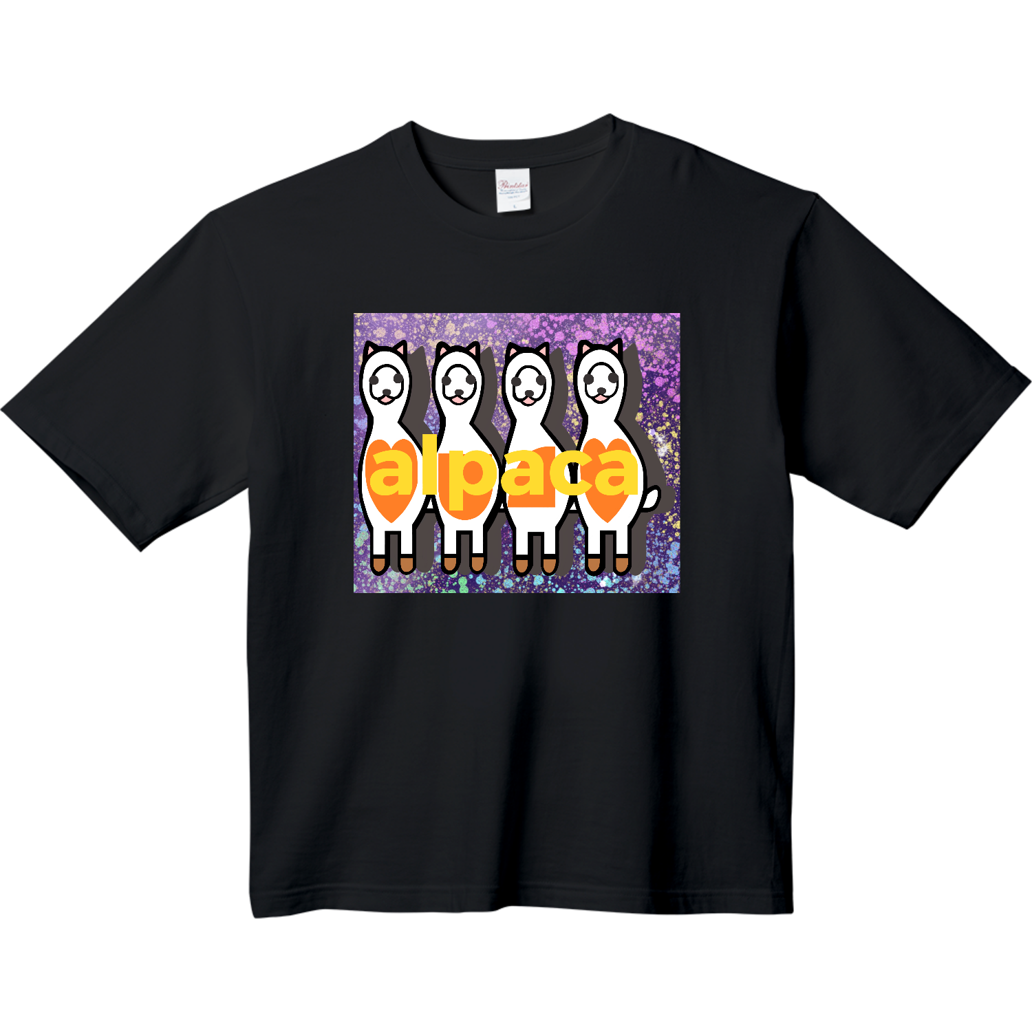 宇宙アルパカ ヘビーウェイト ビッグシルエットTシャツ