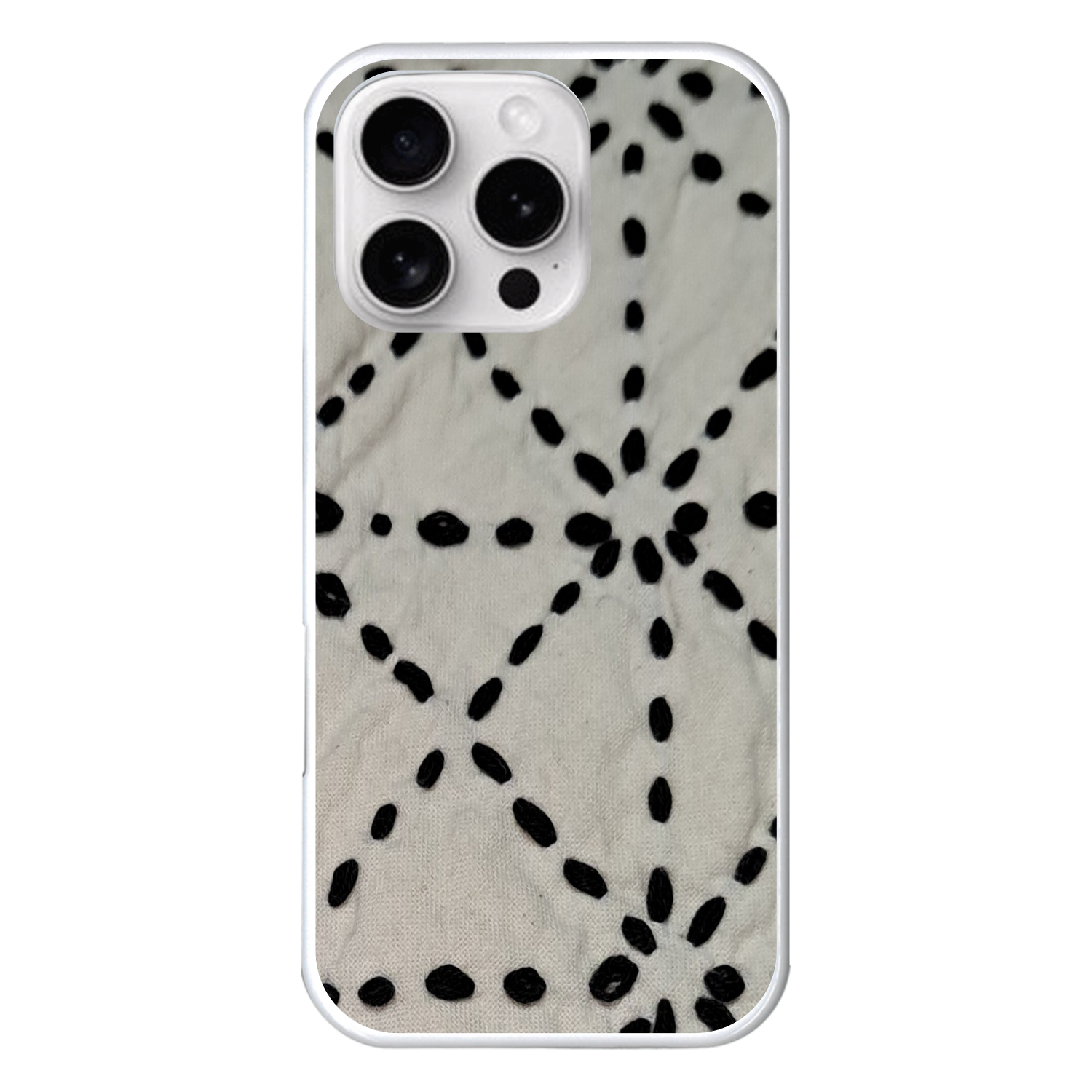 ちょっと刺し子 iPhone16 Pro (ハードケース)