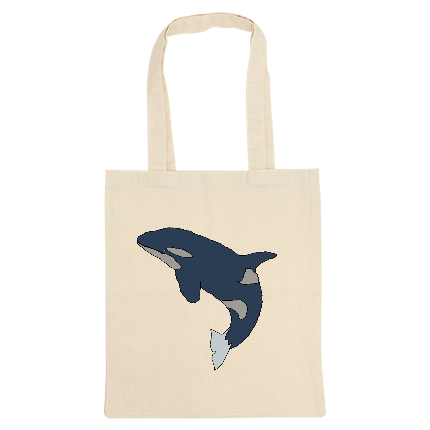 しゃち 厚手コットンバッグ（M)