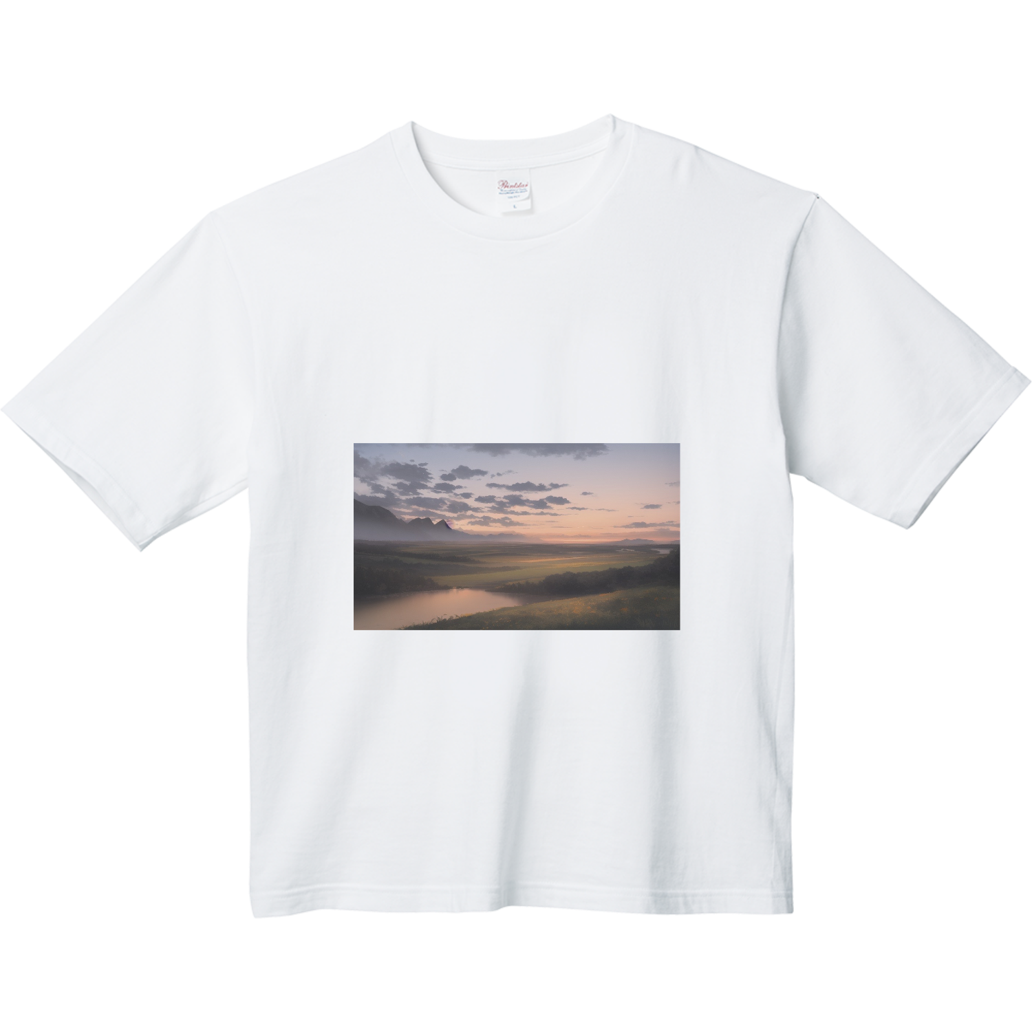 夕暮れ野原 ヘビーウェイト ビッグシルエットTシャツ