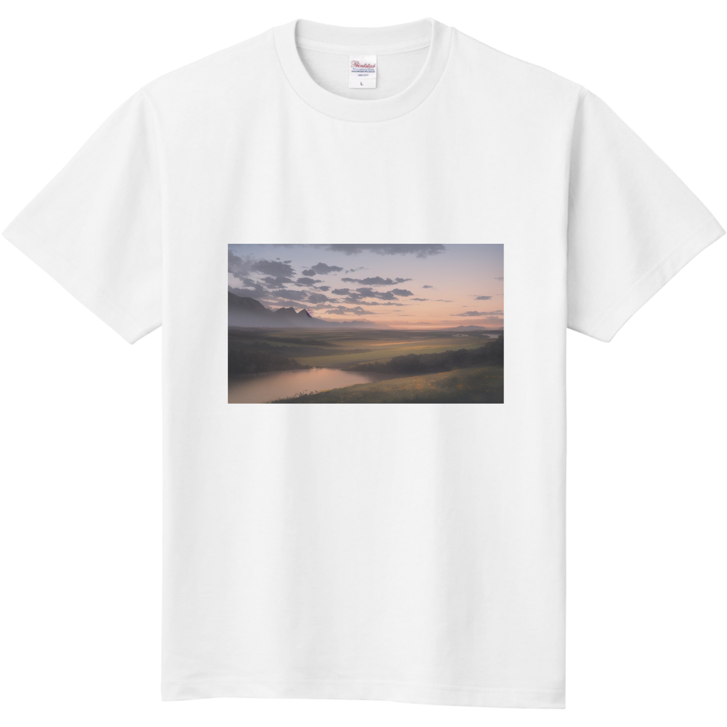 夕暮れ野原 定番Ｔシャツ