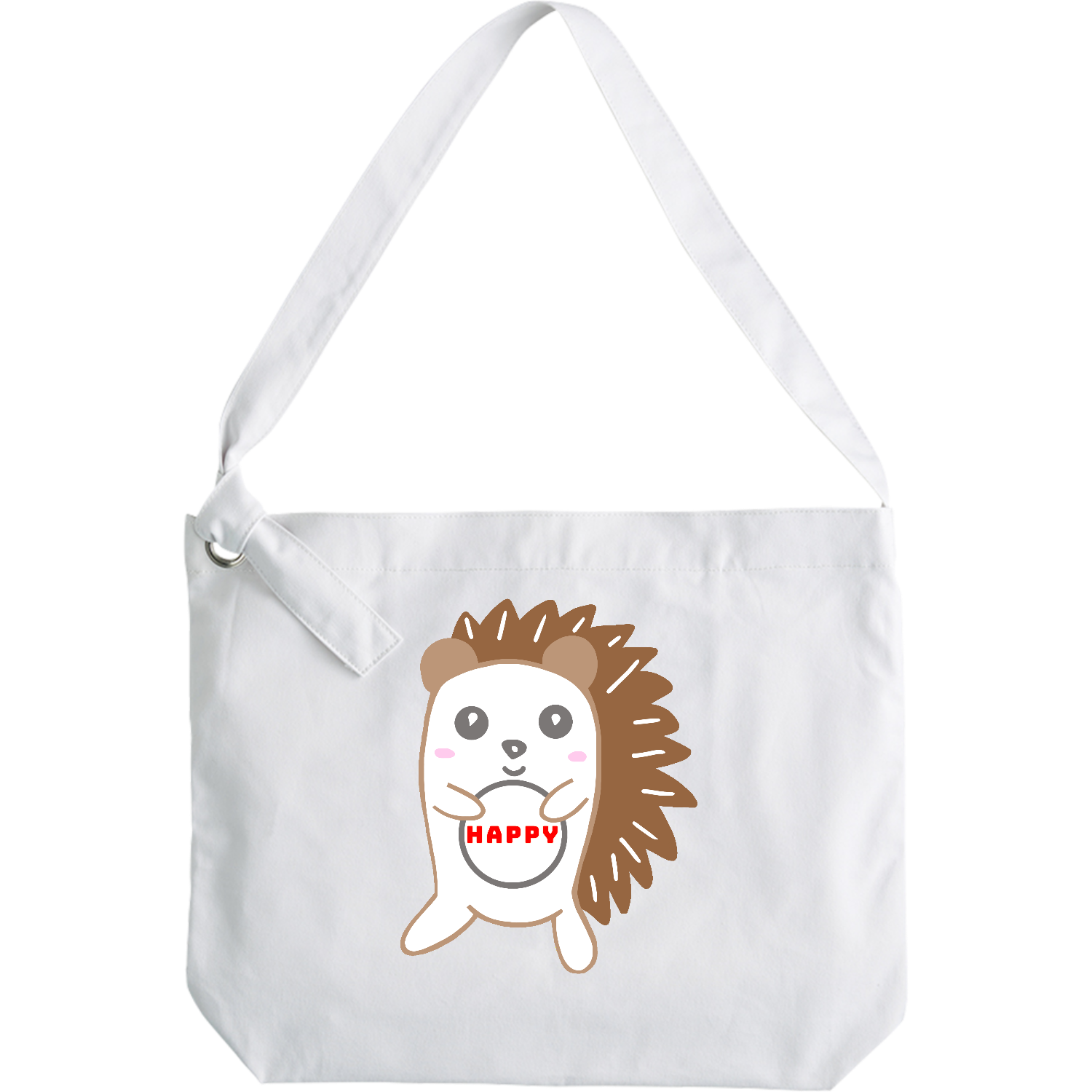 ハッピーハリネズミ クラフトリングショルダーバッグ