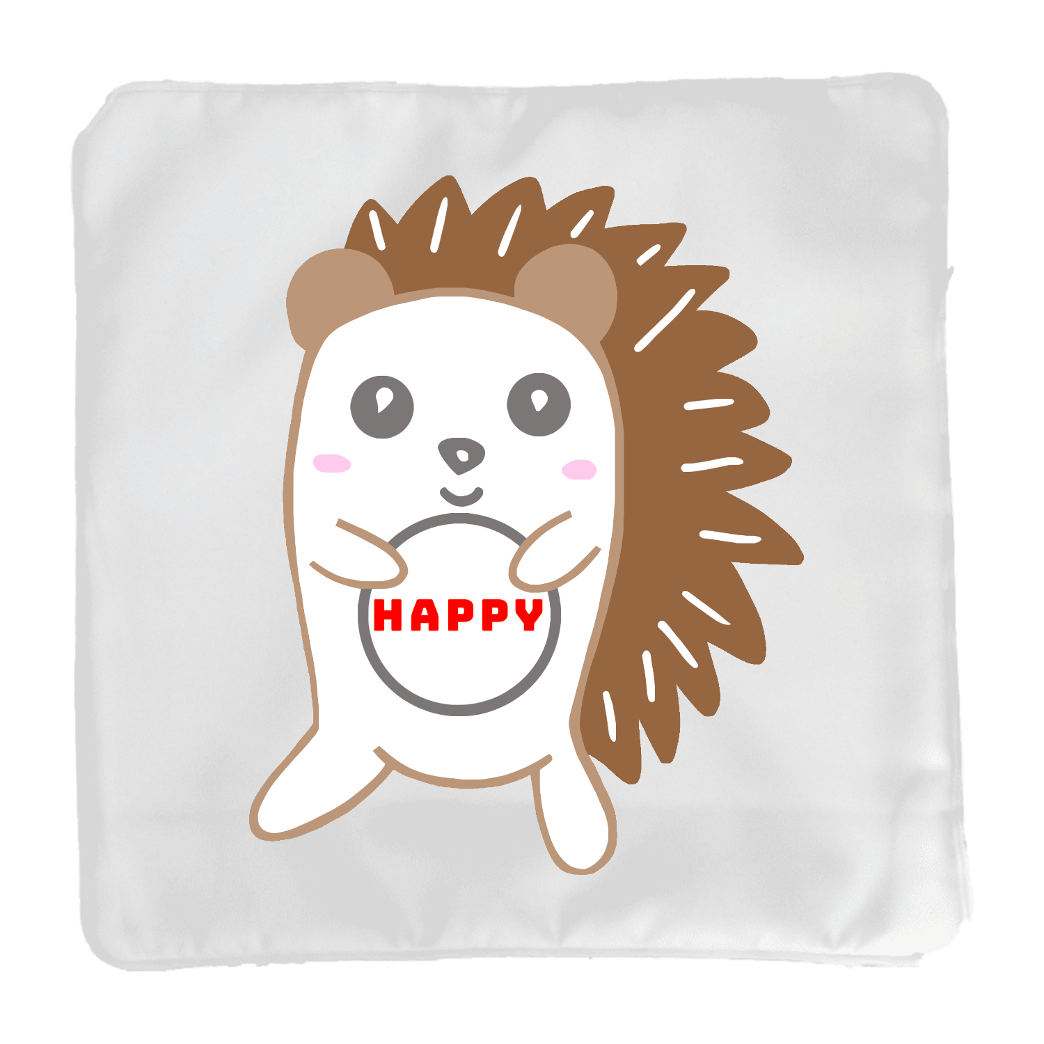 ハッピーハリネズミ クッションカバー(小)カバーのみ