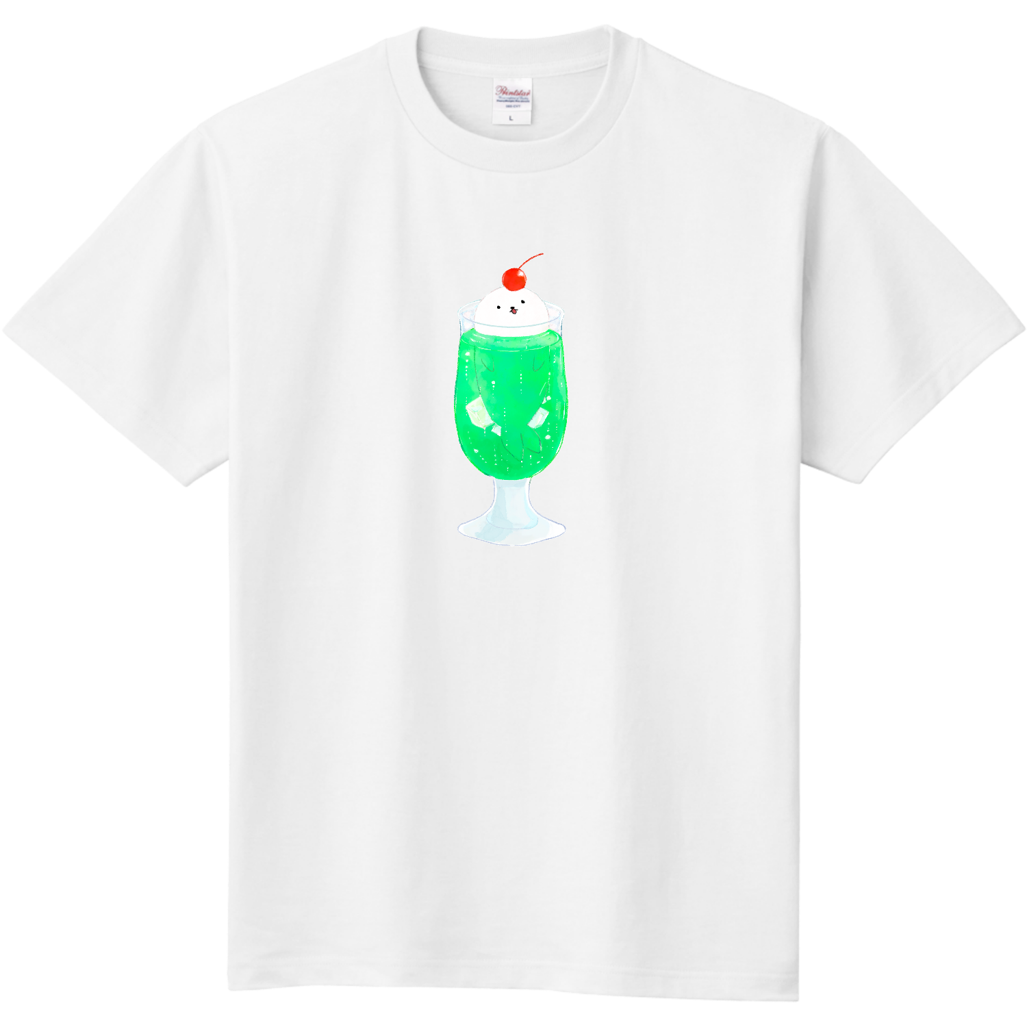 あざらしクリームソーダ 定番Ｔシャツ