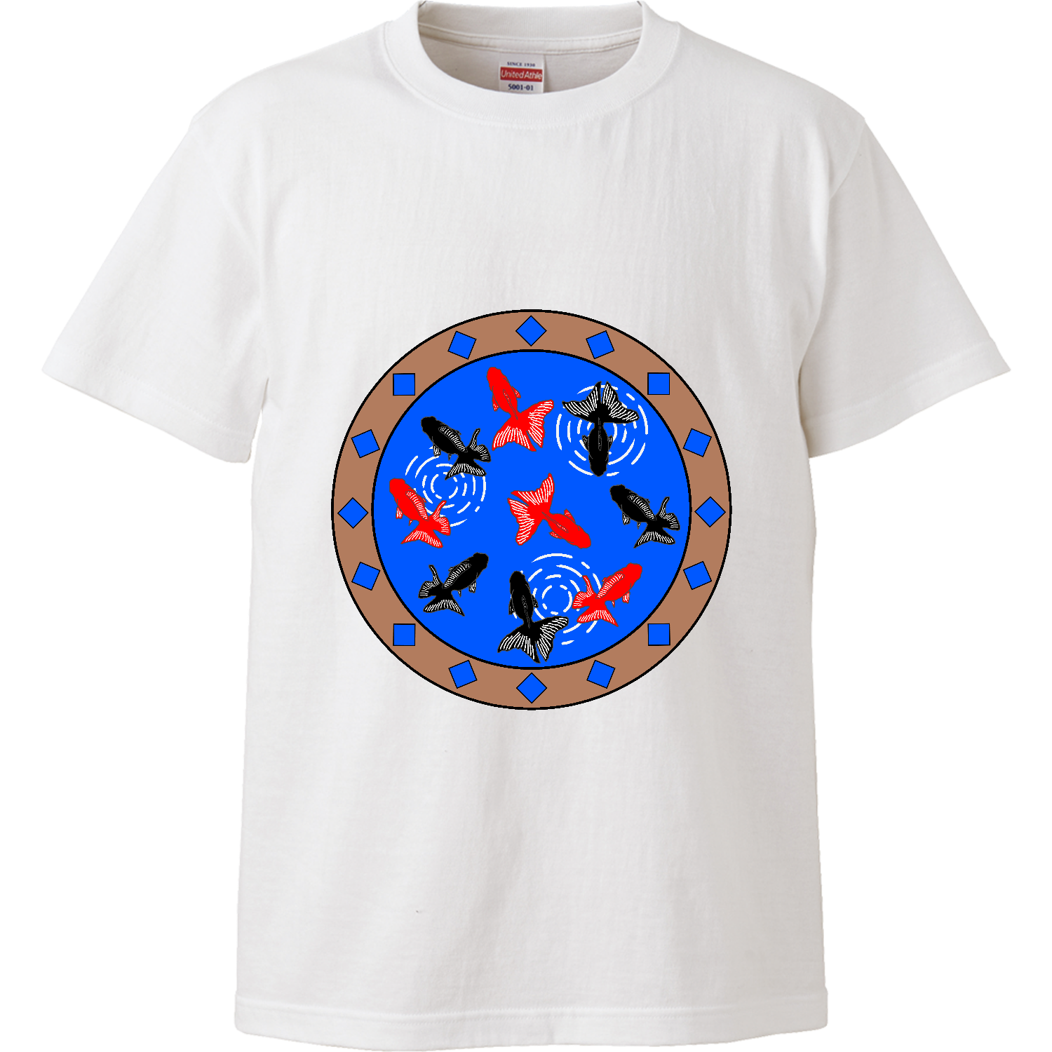 金魚 ハイクオリティーTシャツ