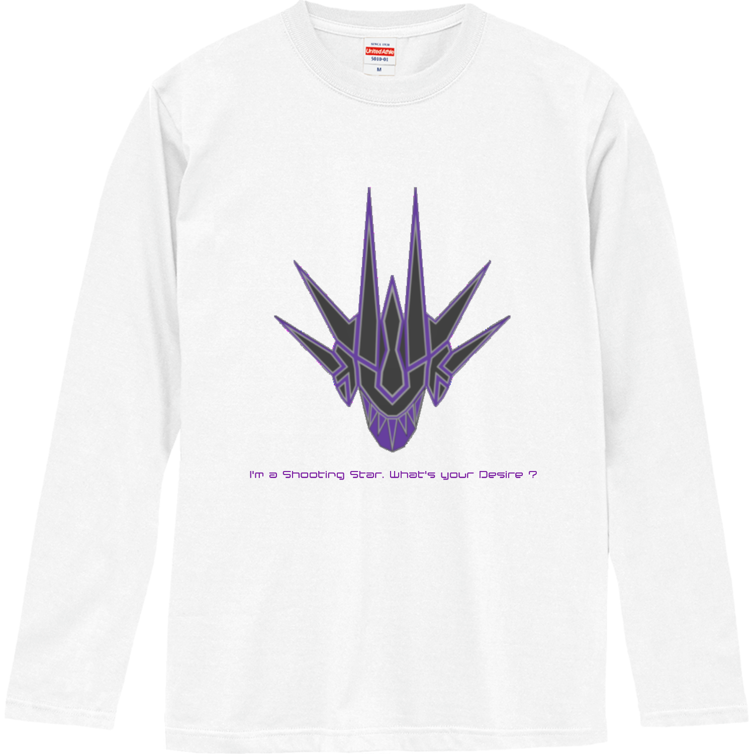 幻想騎士ファントムカイザーTシャツ長袖Ver. デザイン：特撮オタク
