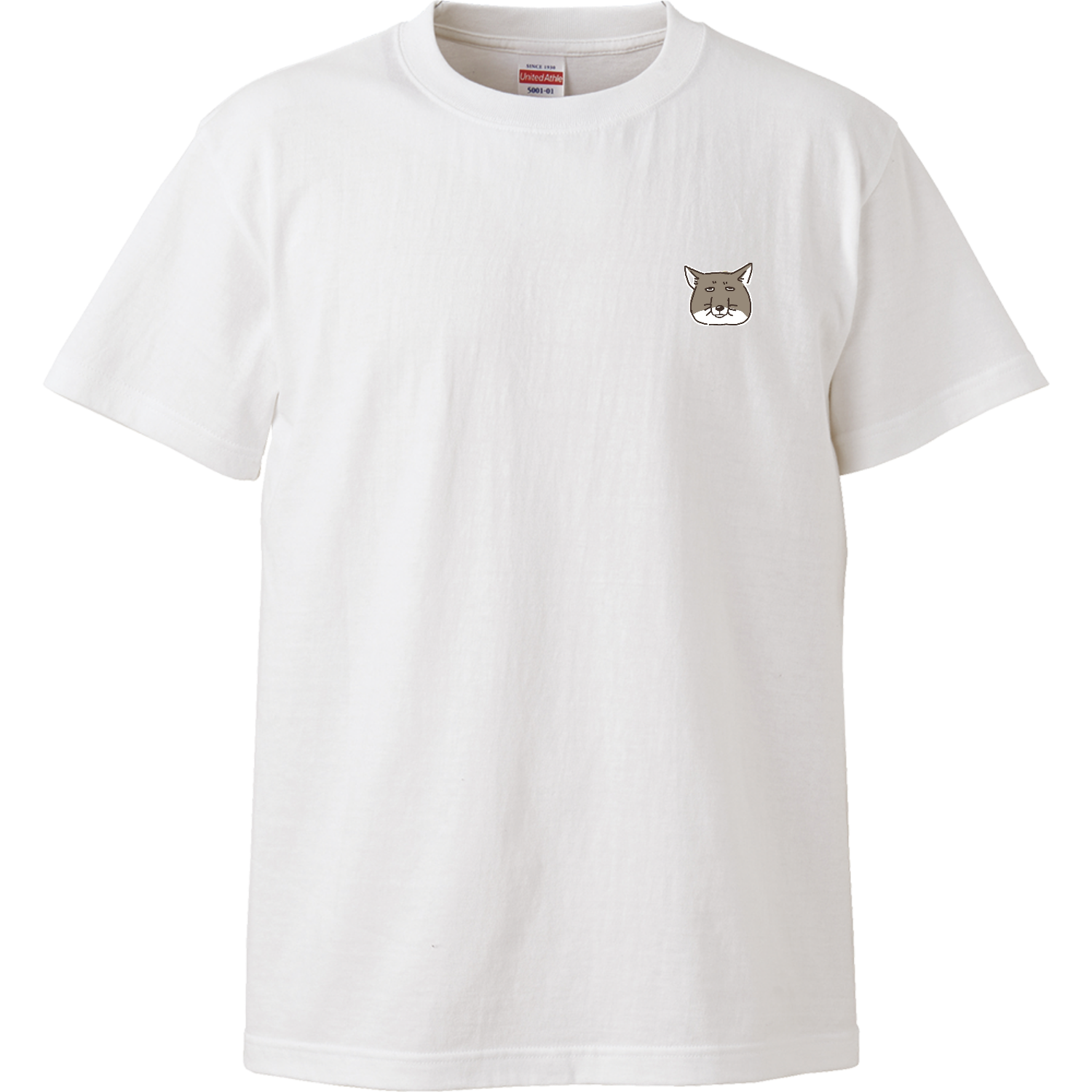チベットスナギツネ×ワンポイント ハイクオリティーTシャツ