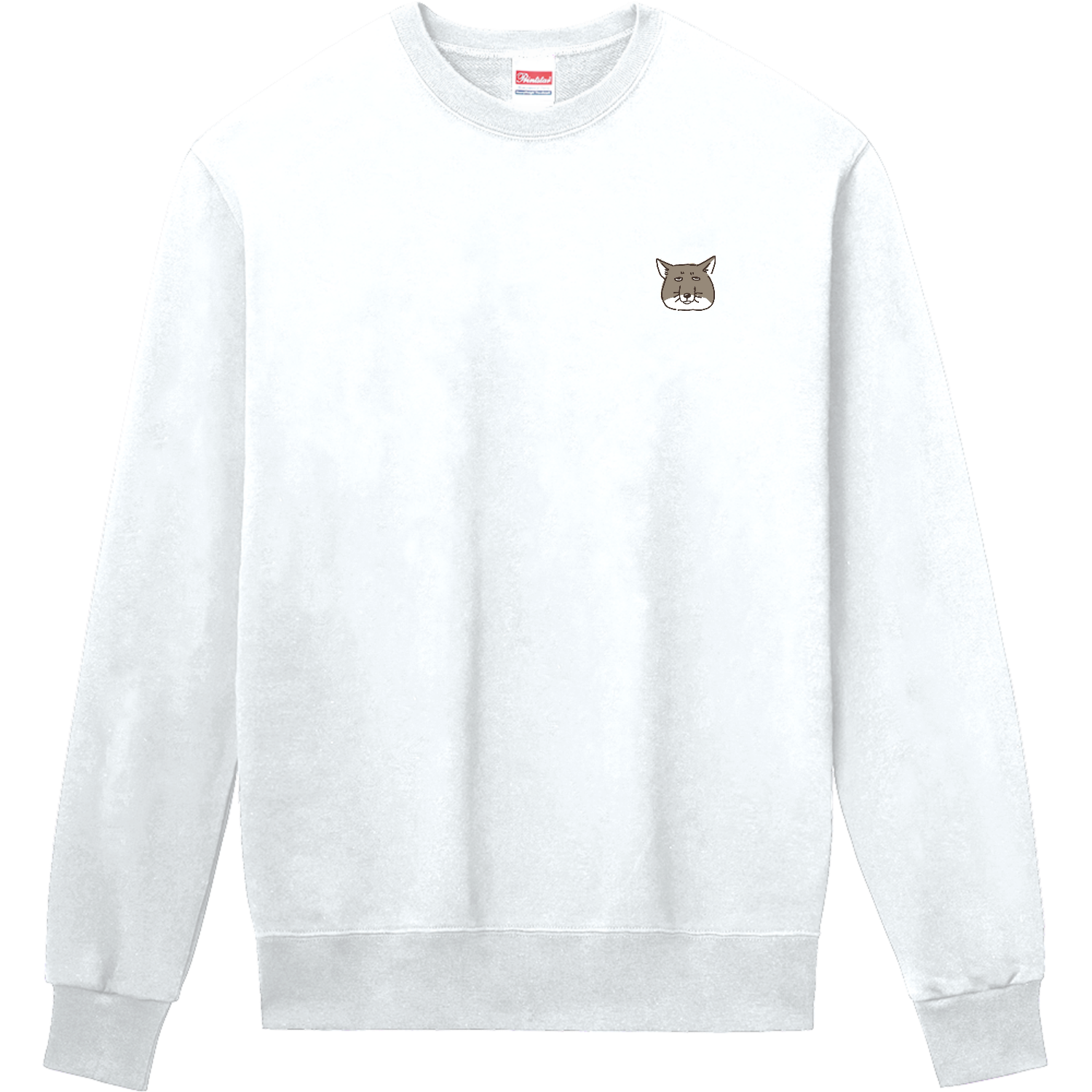 チベットスナギツネ×ワンポイント 定番スウェット