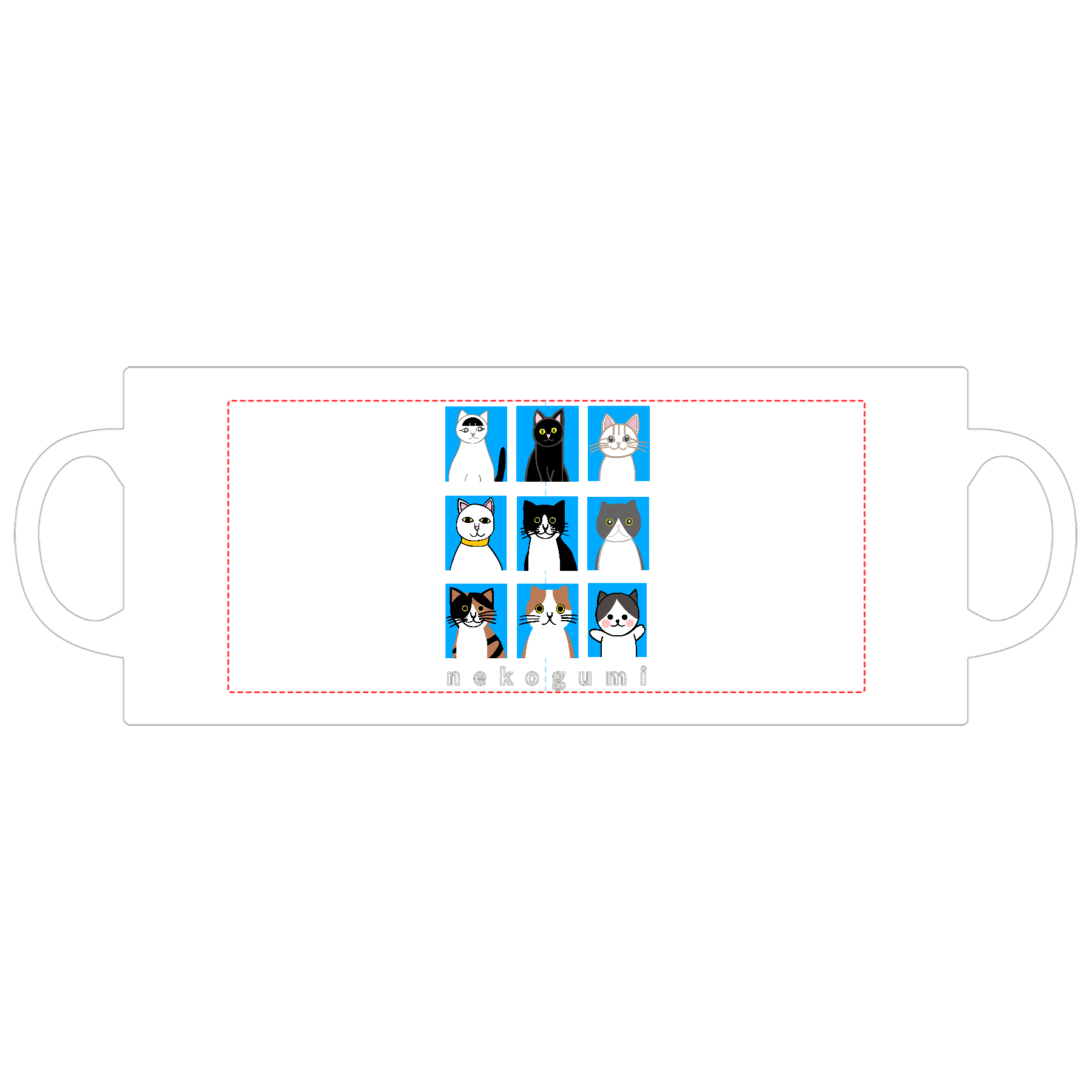 猫組アルバム マグカップ  ホワイト