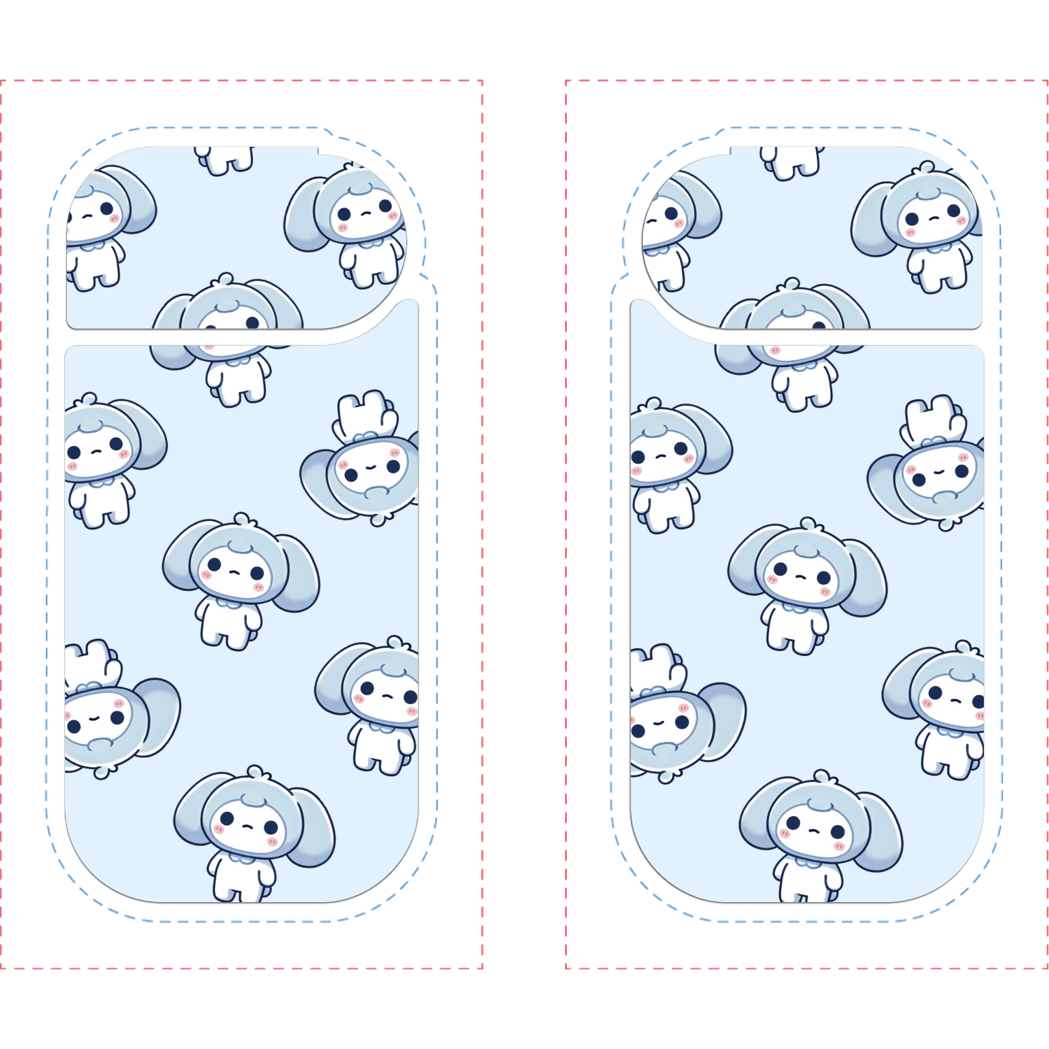 ざこまろiQOSケース（水色） IQOSケース