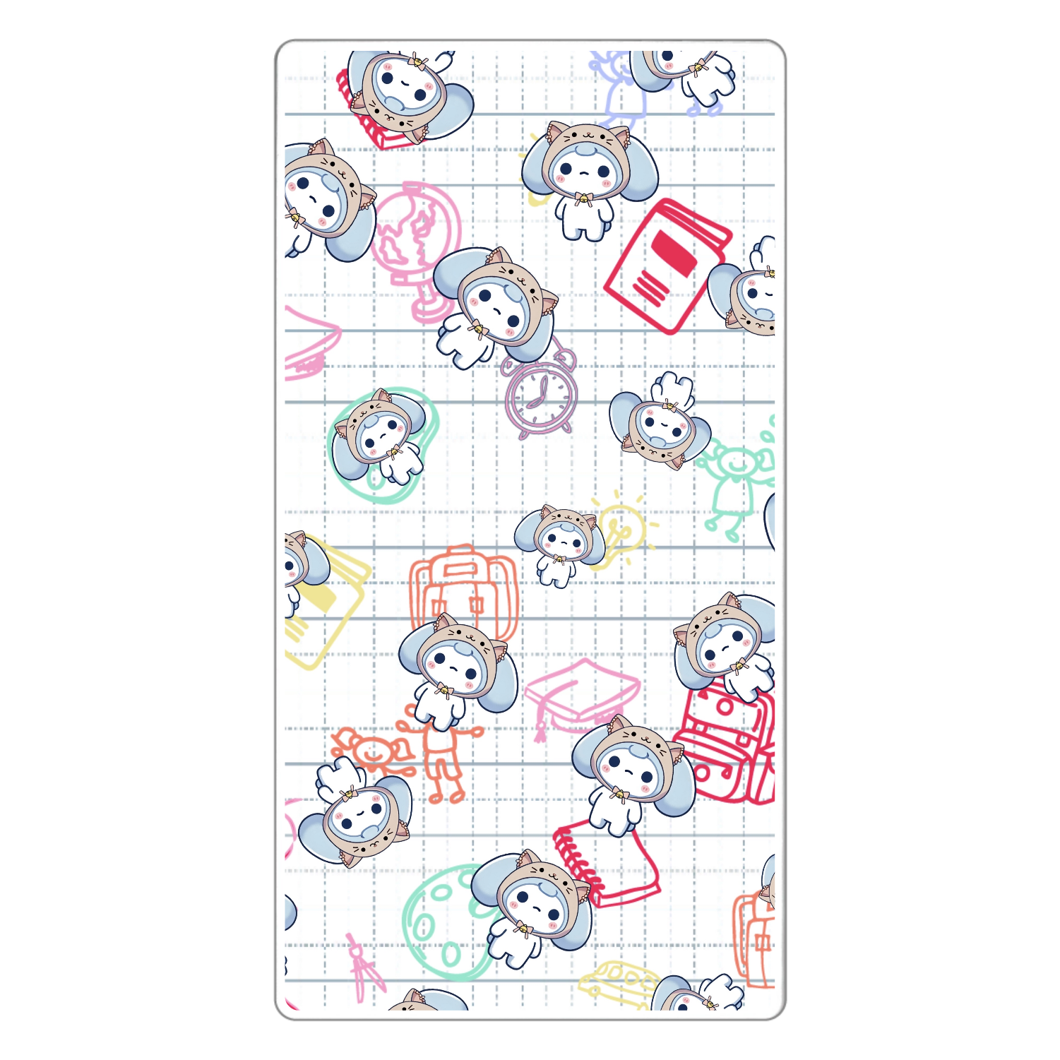 猫かぶりざこまろ（落書き風） モバイルチャージャー6000