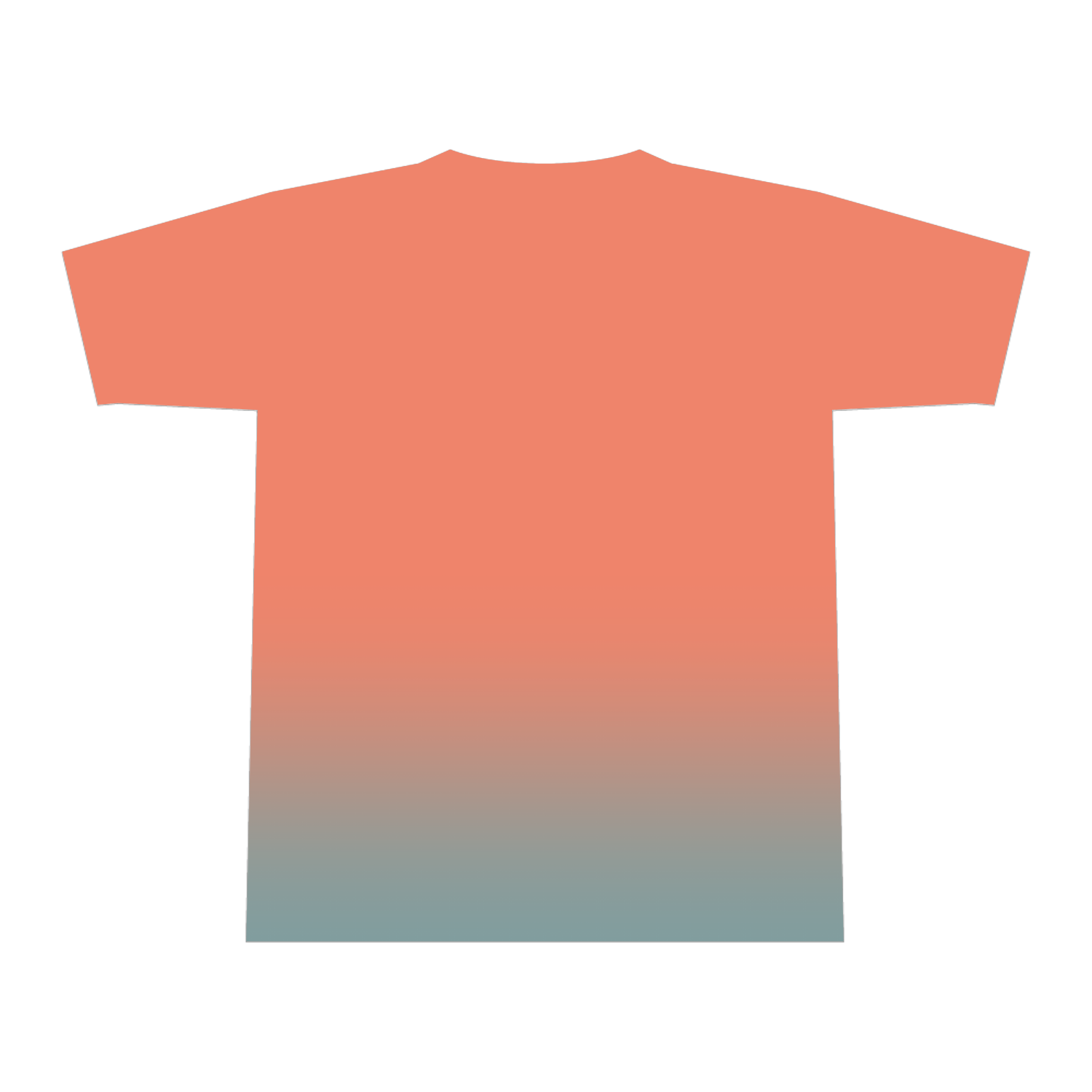 【オレンジ】【グラデーション】グラフィックプリント 半袖Tシャツ グラデーションTシャツ オレンジ ブルー 半袖 45ロゴ｜Yahoo!フリマ