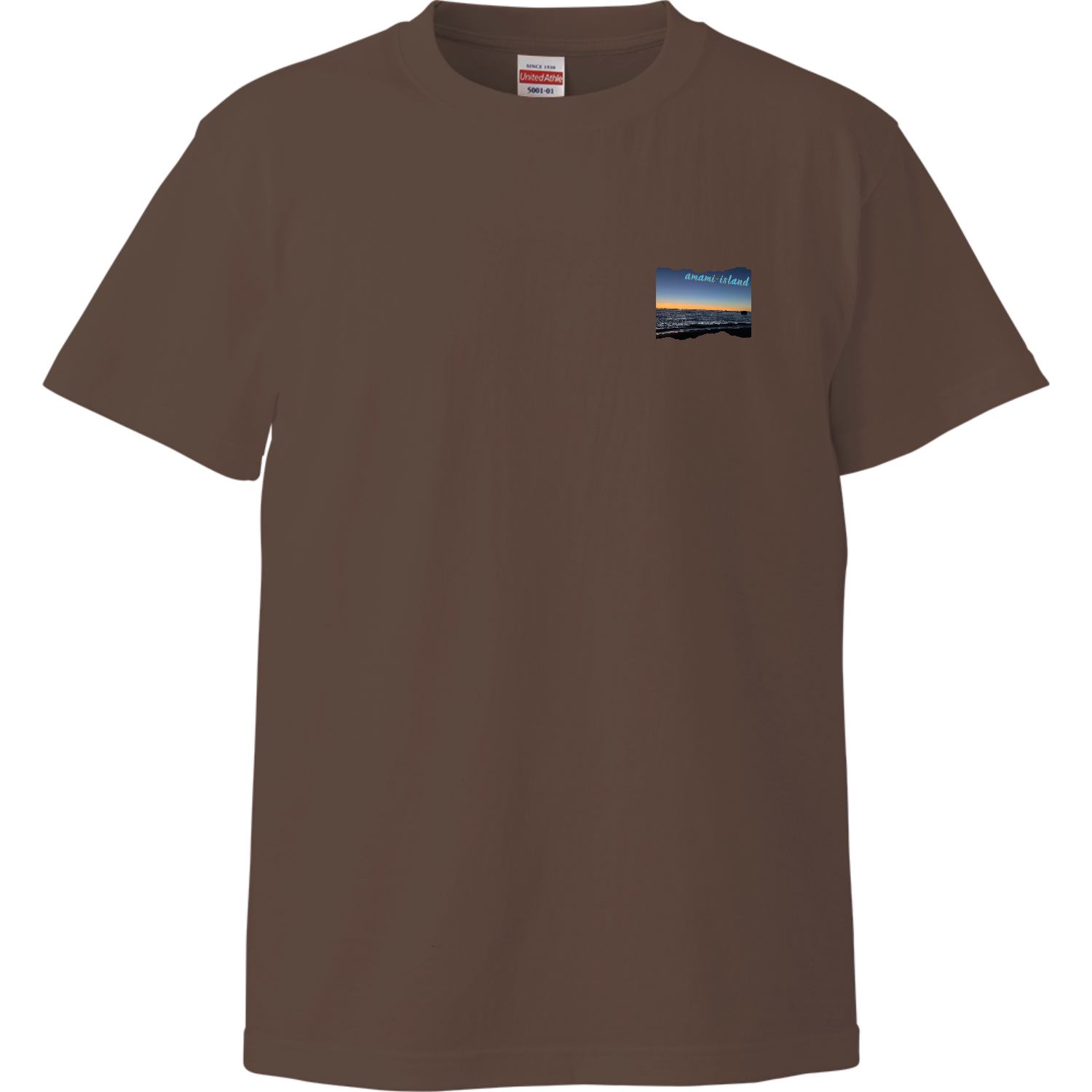 奄美大島(綺麗な夕焼けと海のコラボ♪) ハイクオリティーTシャツ