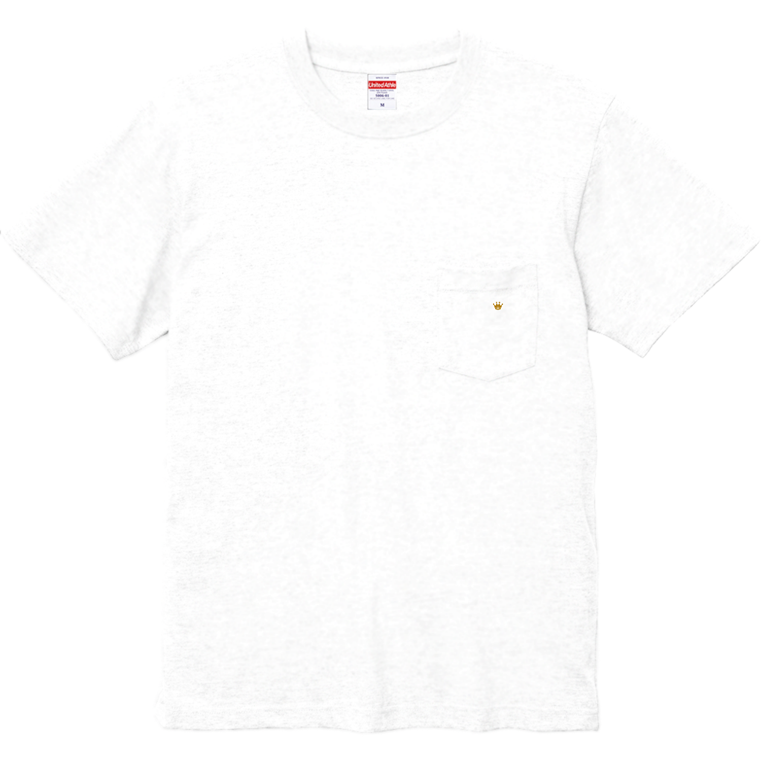 王冠 ハイクオリティーポケットTシャツ